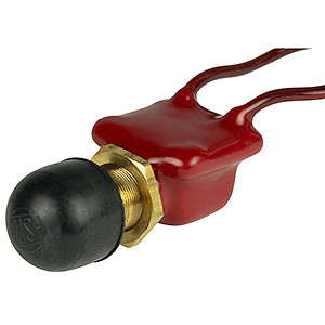 BEP 1001506 2-Position SPST PVC Coated Push Button Switch – OFF/(ON)