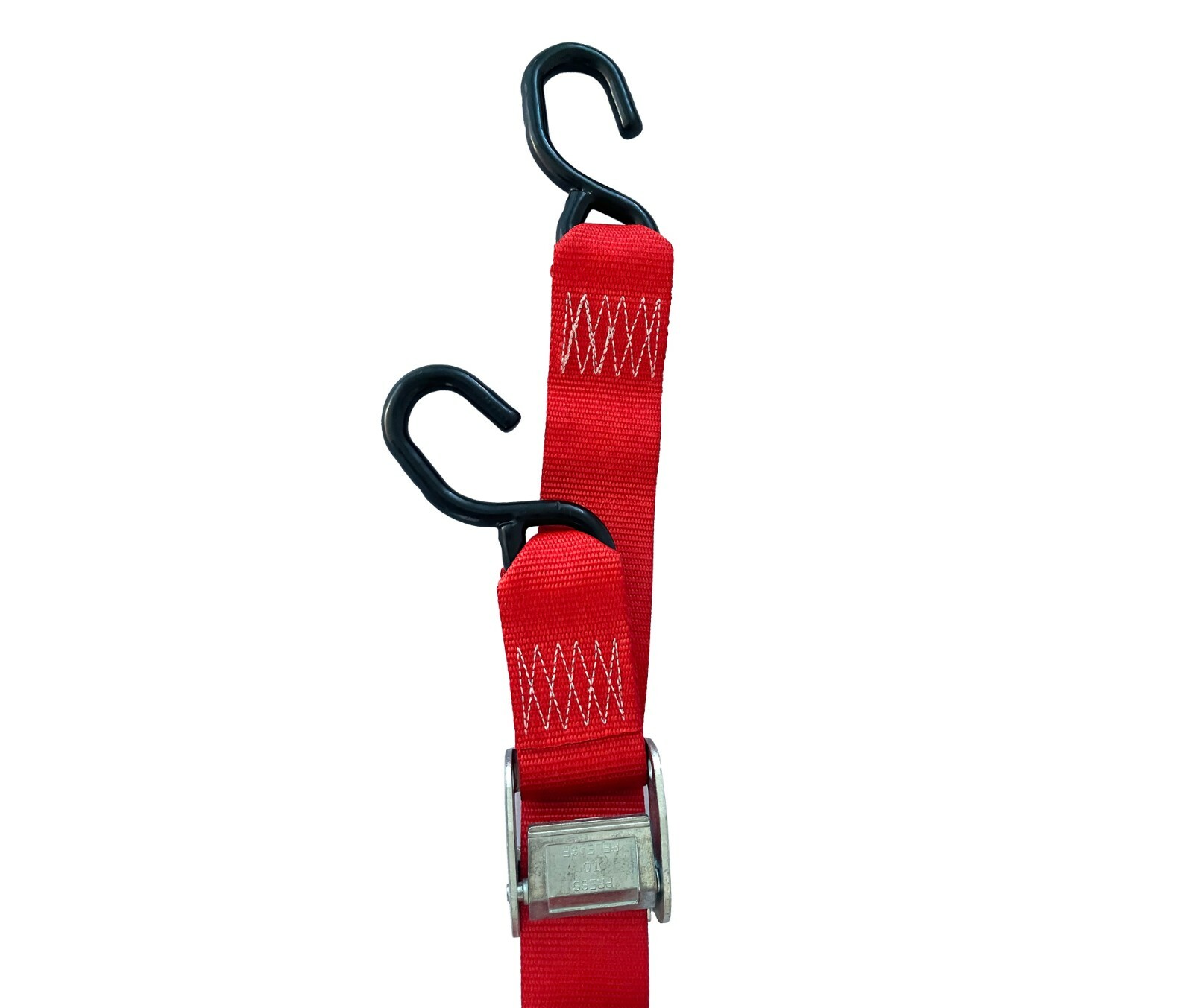 2 Pack 2″x6′ Cam Buckle Tie Down Strap w/S Hook for Motorcycle Boat Trailer Bike