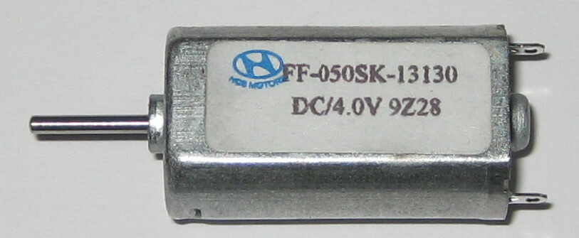 4 V DC Motor – FF-050SK – 4V DC – 7600 RPM – 1.5mm Shaft – Small Appliance Motor
