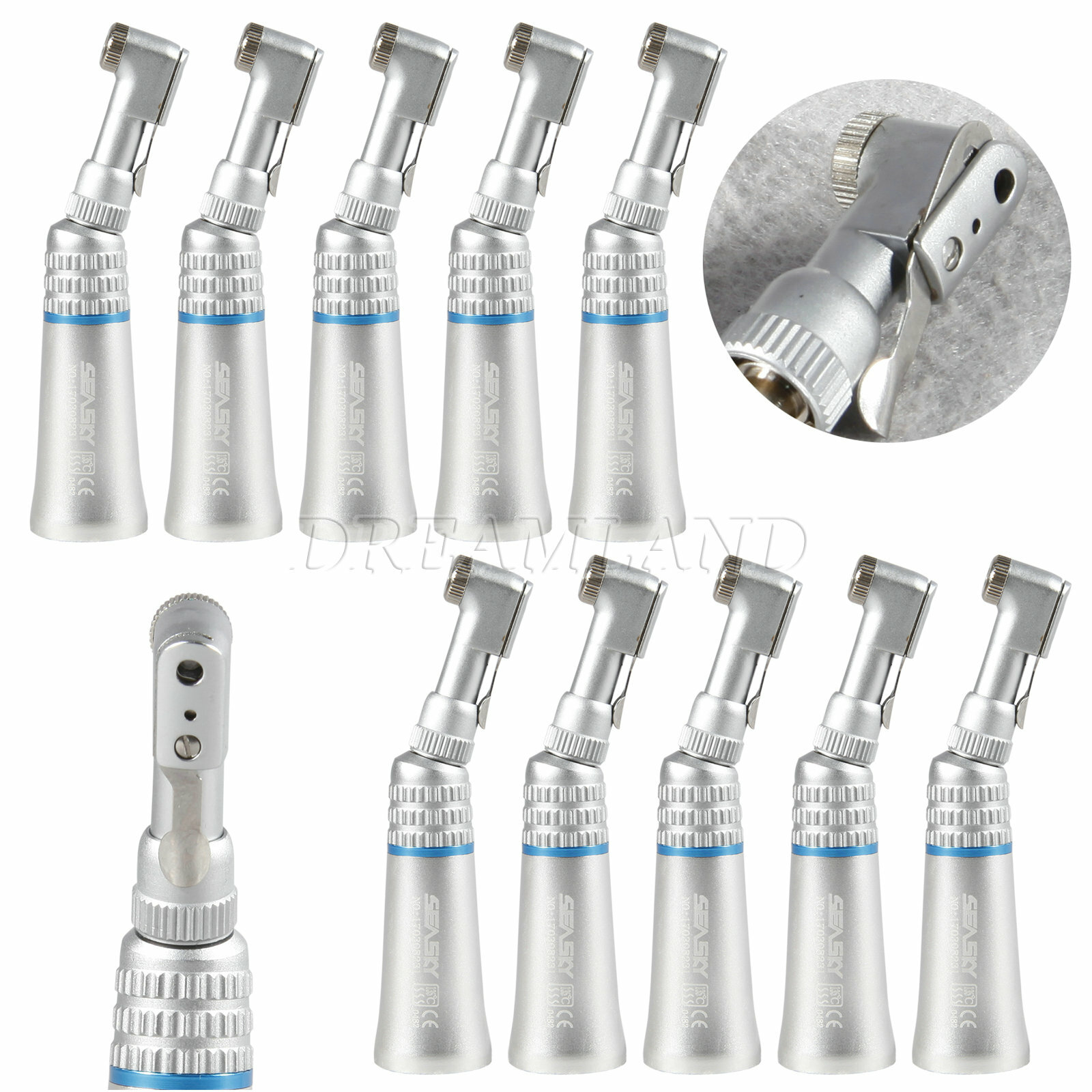 SEASKY NSK Style E-type Dental Contra Angle handpiece Slow Low Speed Latch Head