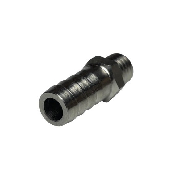 M10X1.5 Male Thread To 10mm 3/8” Hose Barb Stainless Steel Fitting Adapter