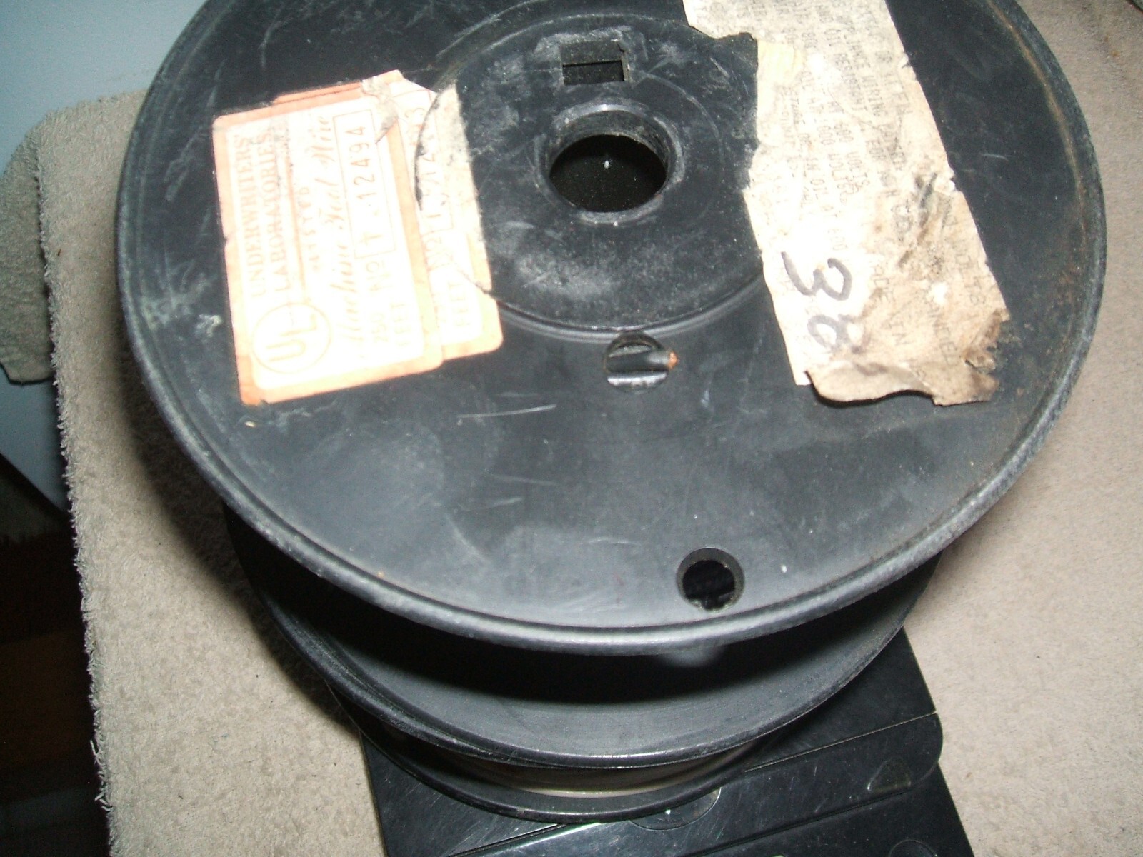 2 rolls 16 stranded copper tffn about 750 feet 7 pounds white and black