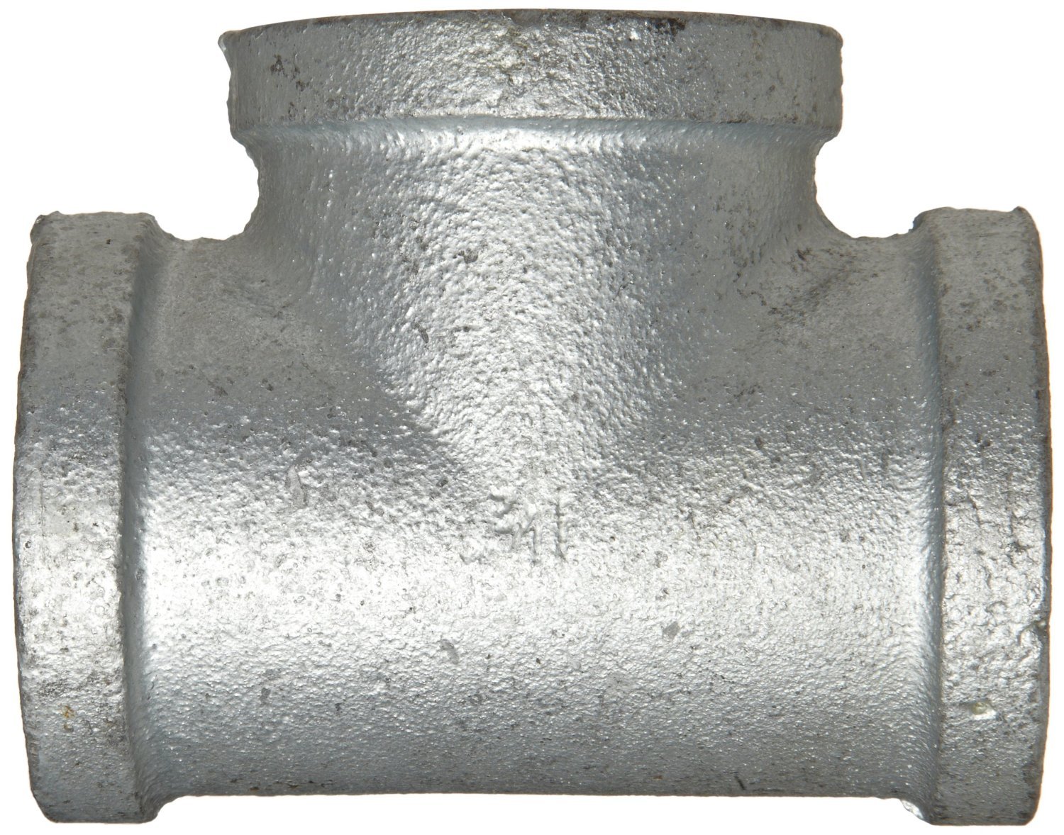 New 6″ Galvanized Steel Straight Tee 6″ X 6″ X 6″ FNPT Thread