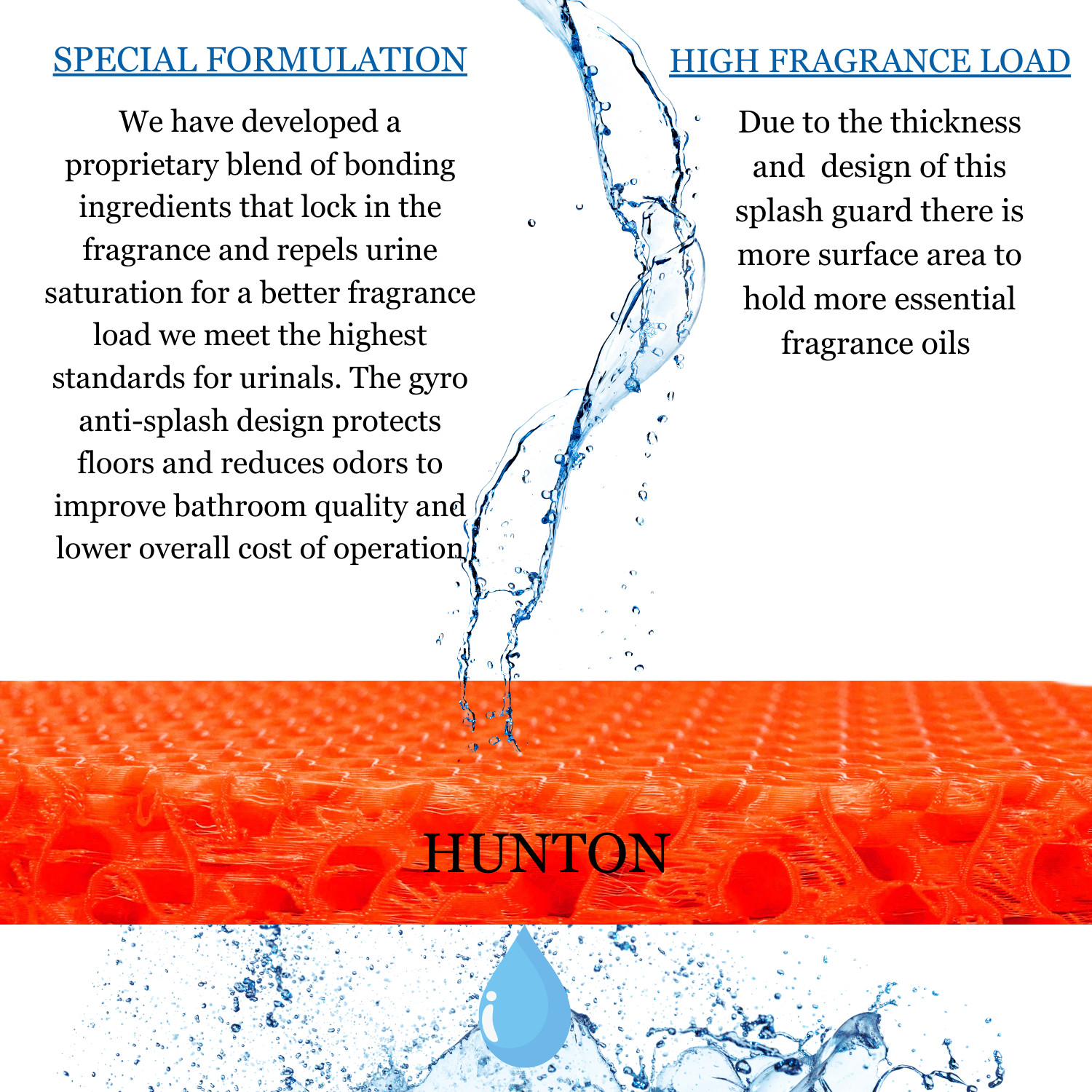 10 Pack Urinal Anti-Splash Guard Screen Deodorizing Fresheners