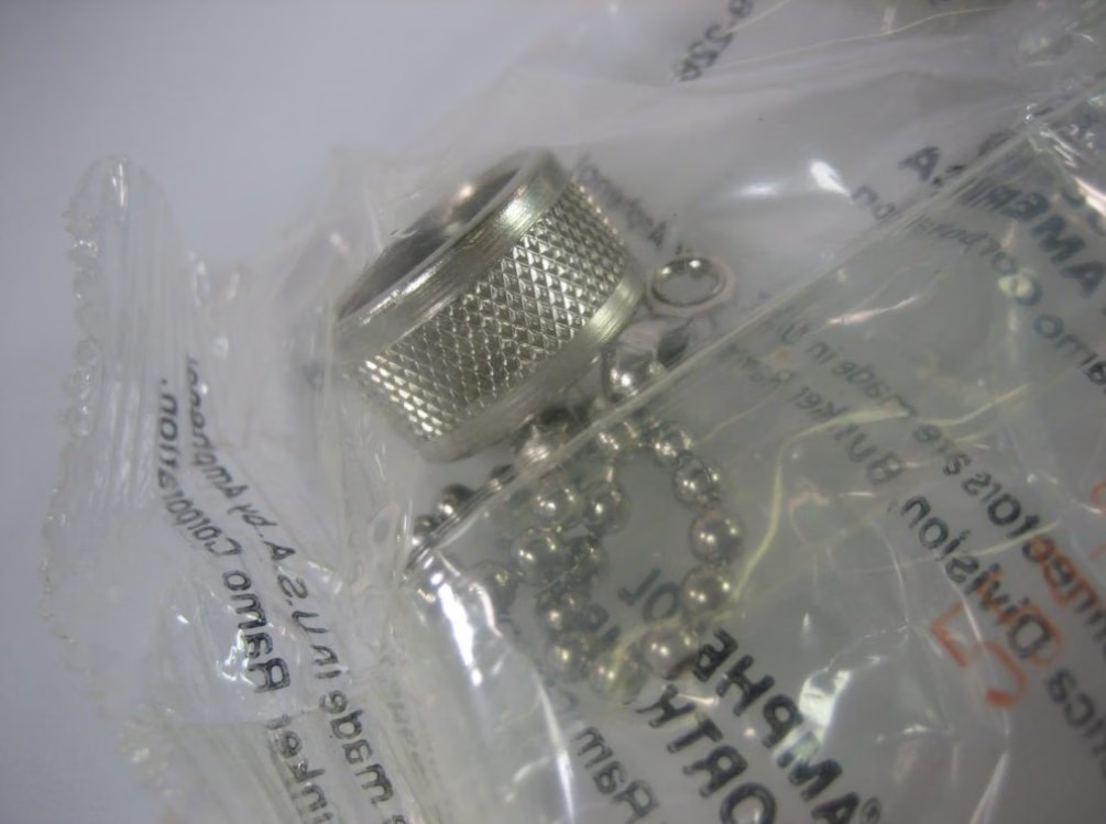 Amphenol 83-1AC *NEW LOT OF 10* Screw-on Protective Dust Cap for UHF SO239 UG363