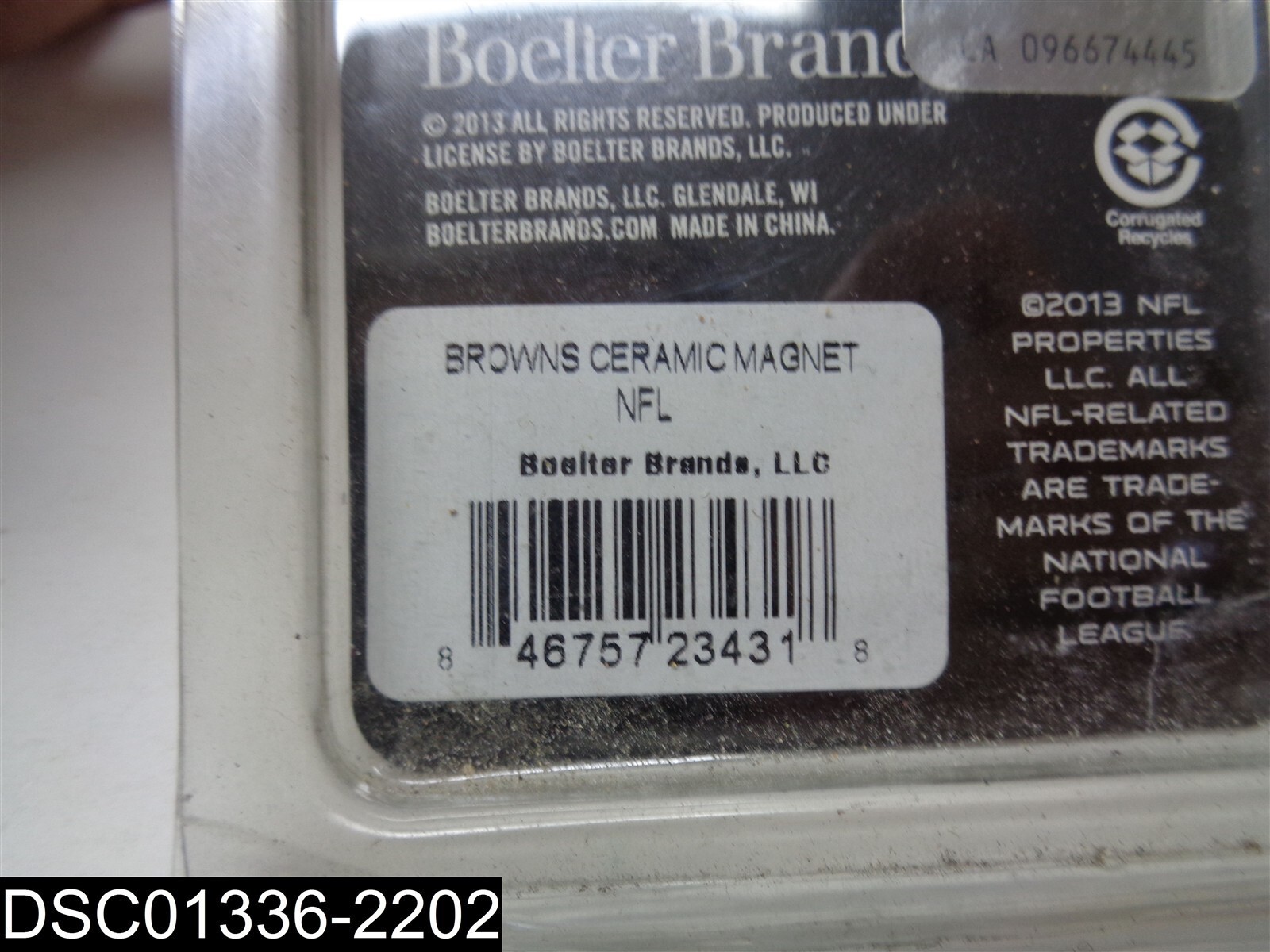 Boelter Brands NFL Unisex-Adult NFL Ceramic Magnet Cleveland Browns