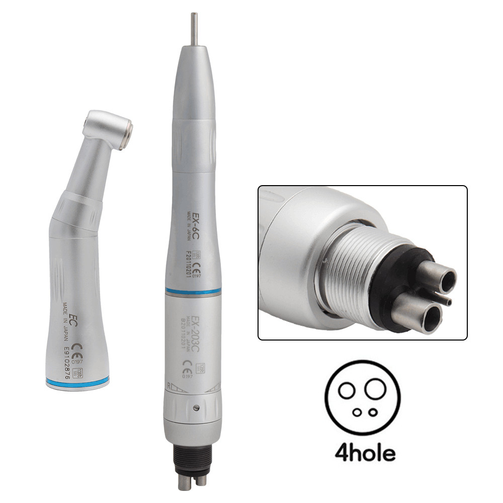 Dental Internal Water Spray Low Speed Handpiece Set Inner Channel Drill Kit M4