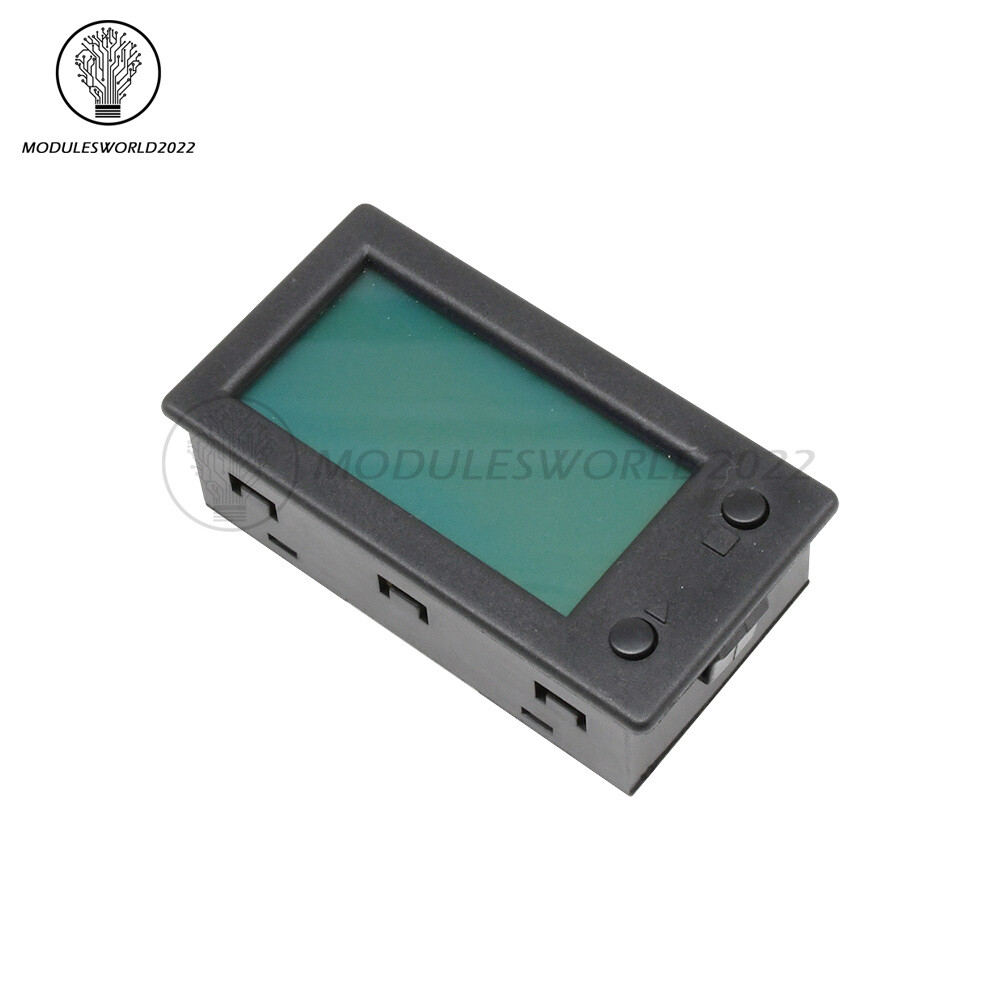 DC 300V 50/100/200/400A LCD Hall Coulomb Voltage Current Battery Power Meter
