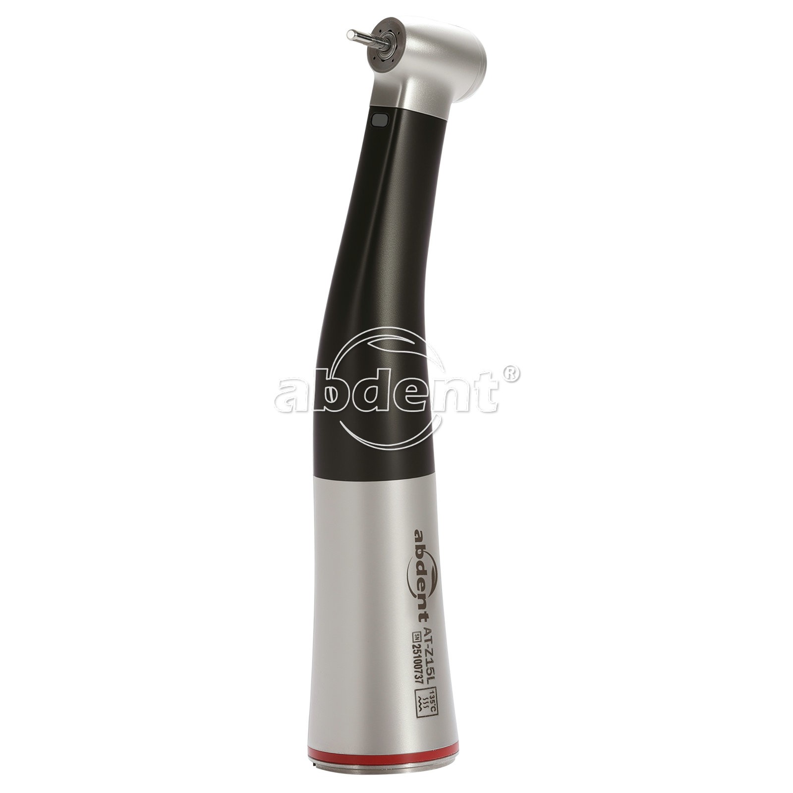 1-10*Dental 1:5 Increasing Speed Fiber Optic LED Contra Angle Handpiece Black dk