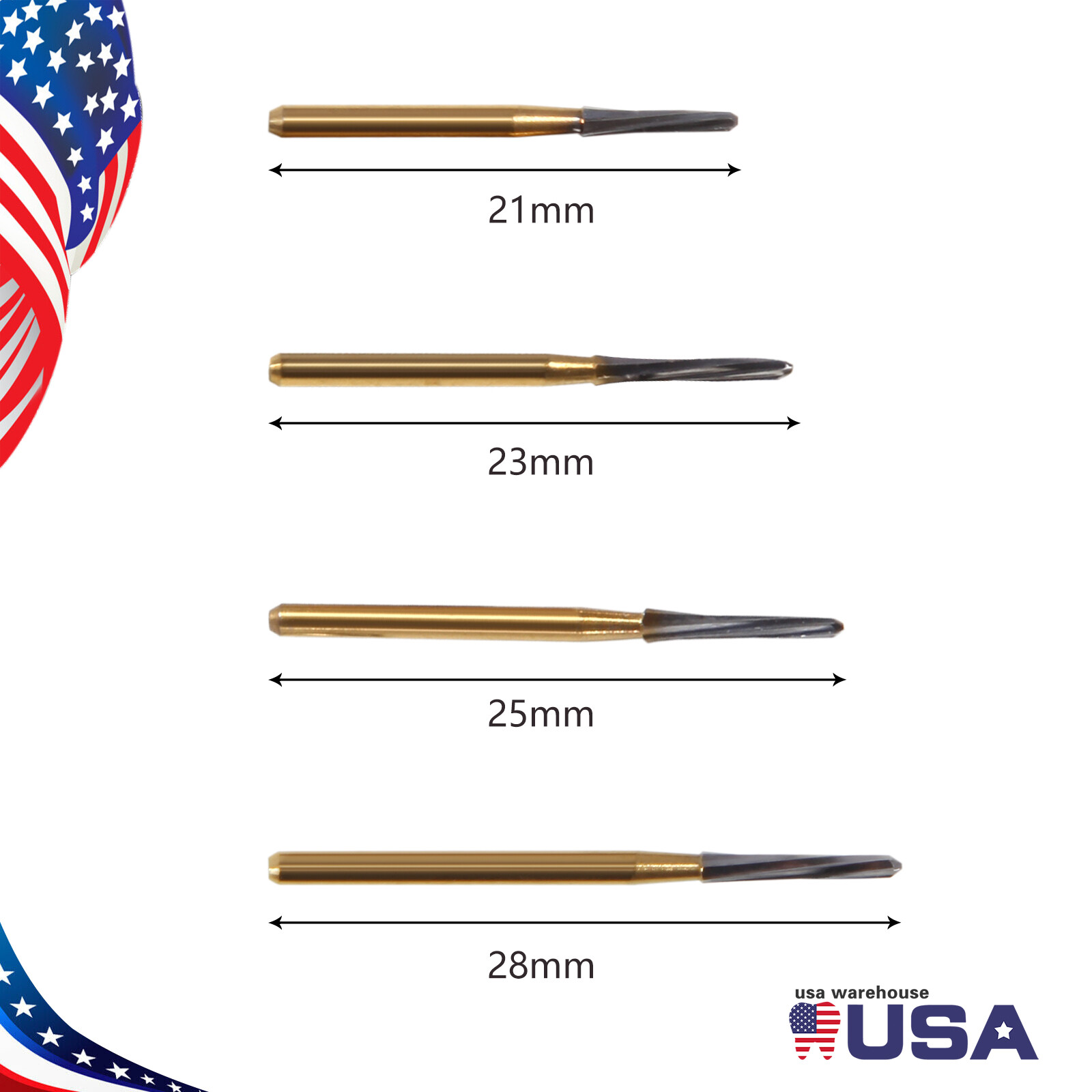 Dental Endodontic ENDO-Z Tungsten Carbide Burs FG Round Bur High Speed