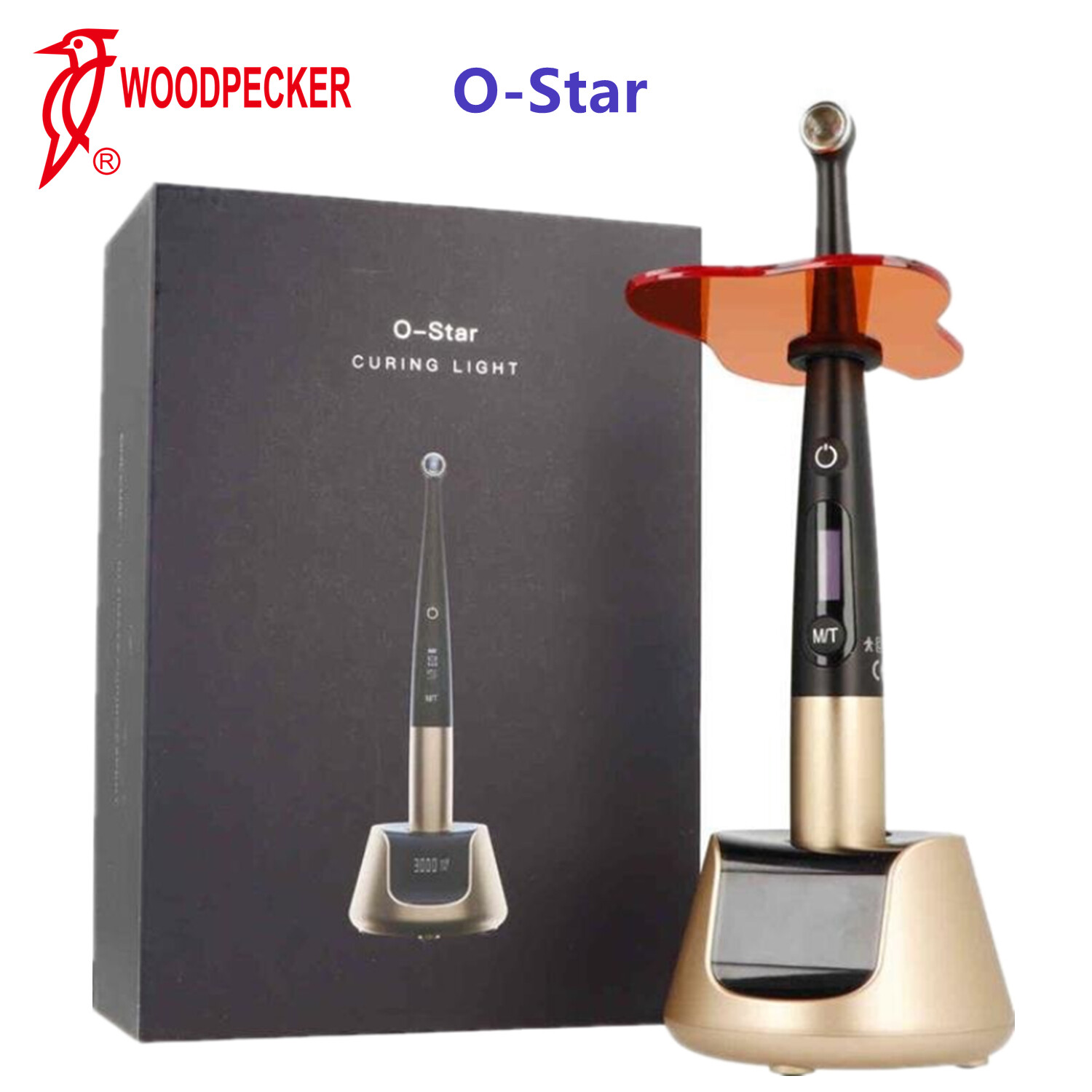 Woodpecker O-Star/ Pro Dental LED Curing Light 1 Sec Resin Cure Lamp 3000mW/cm²