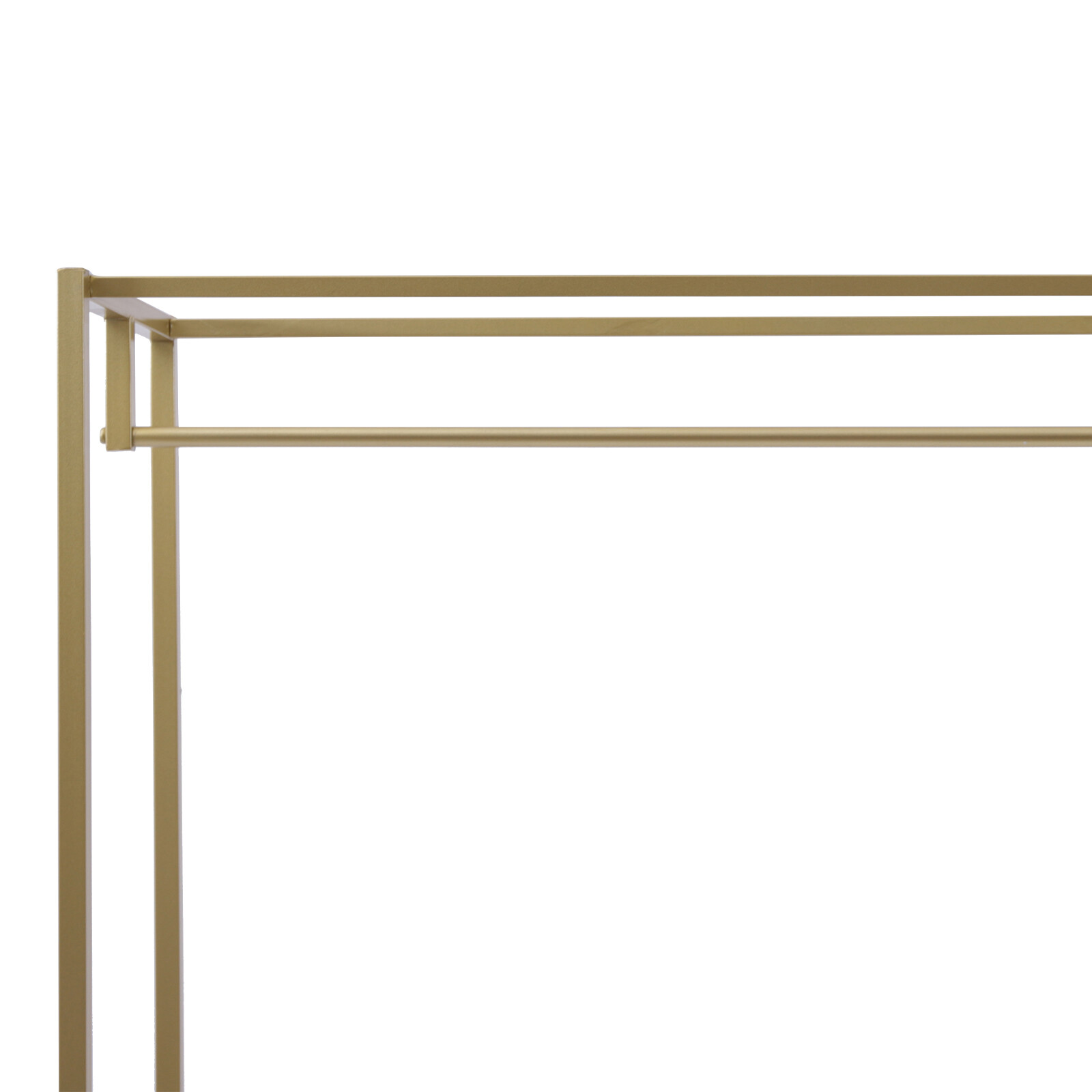 Wedding Dress Retail Studio Display Stand,Gold Floor-Standing Clothing Rack