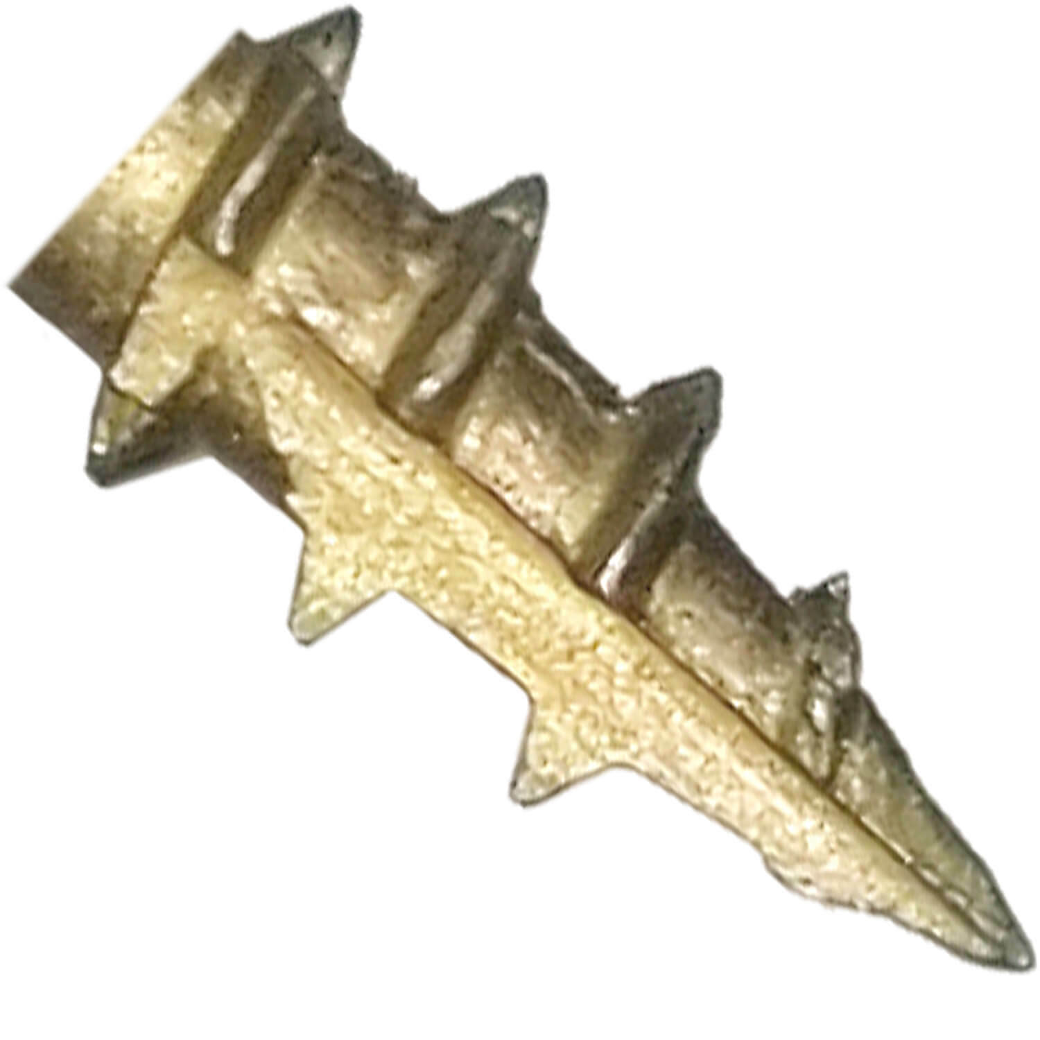 Torx 1-1/4 to 4″ Star Flat Head with nibs Yellow Zinc Type 17 Outdoor Wood Screw