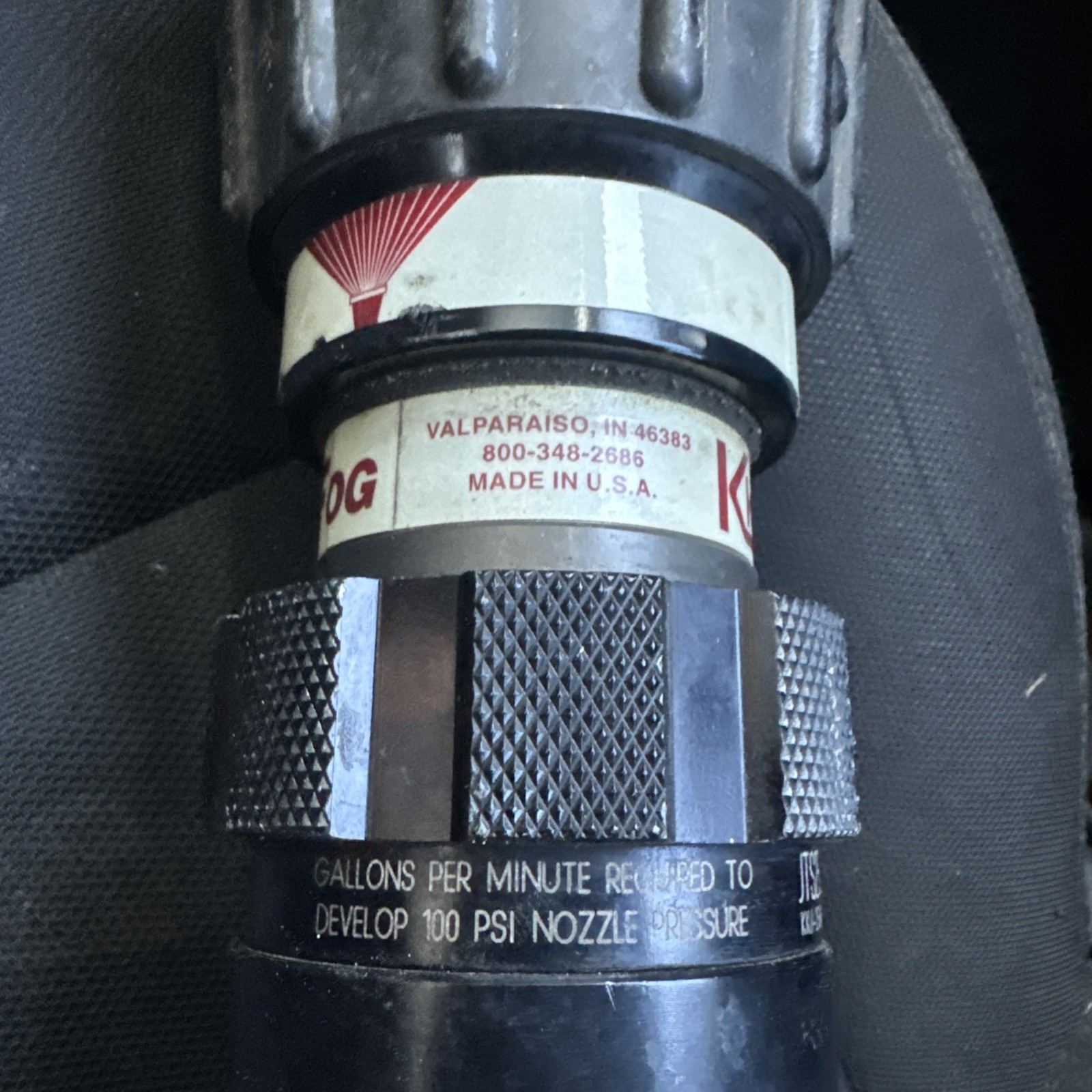KK Products Task Force Tips ThunderFog 250 GPM Fire Hose Nozzle JTS250 2.5” NH