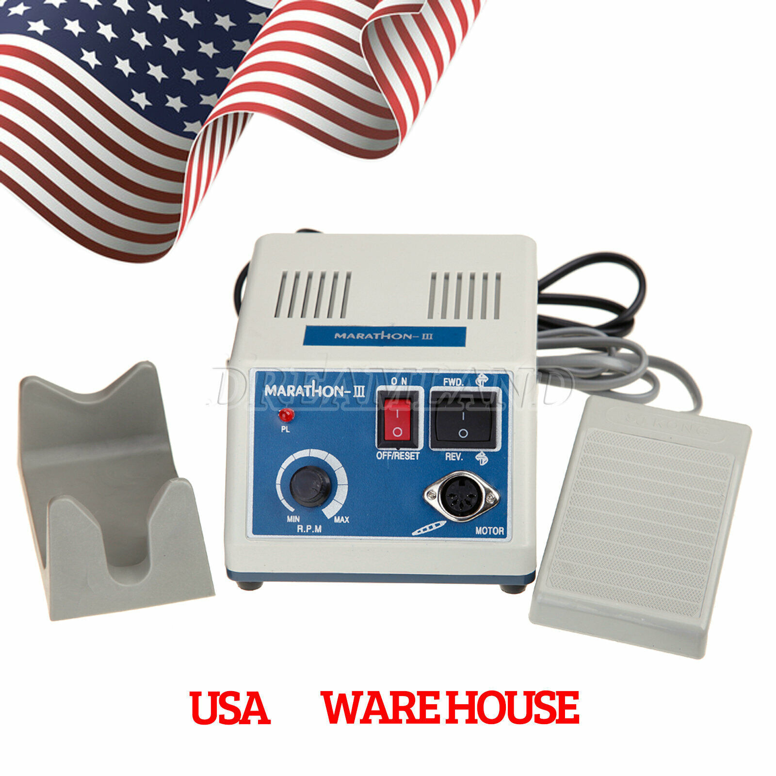 Dental Lab MARATHON MICROMOTOR Electric / Contra Angle Straight Nose Cone UPS