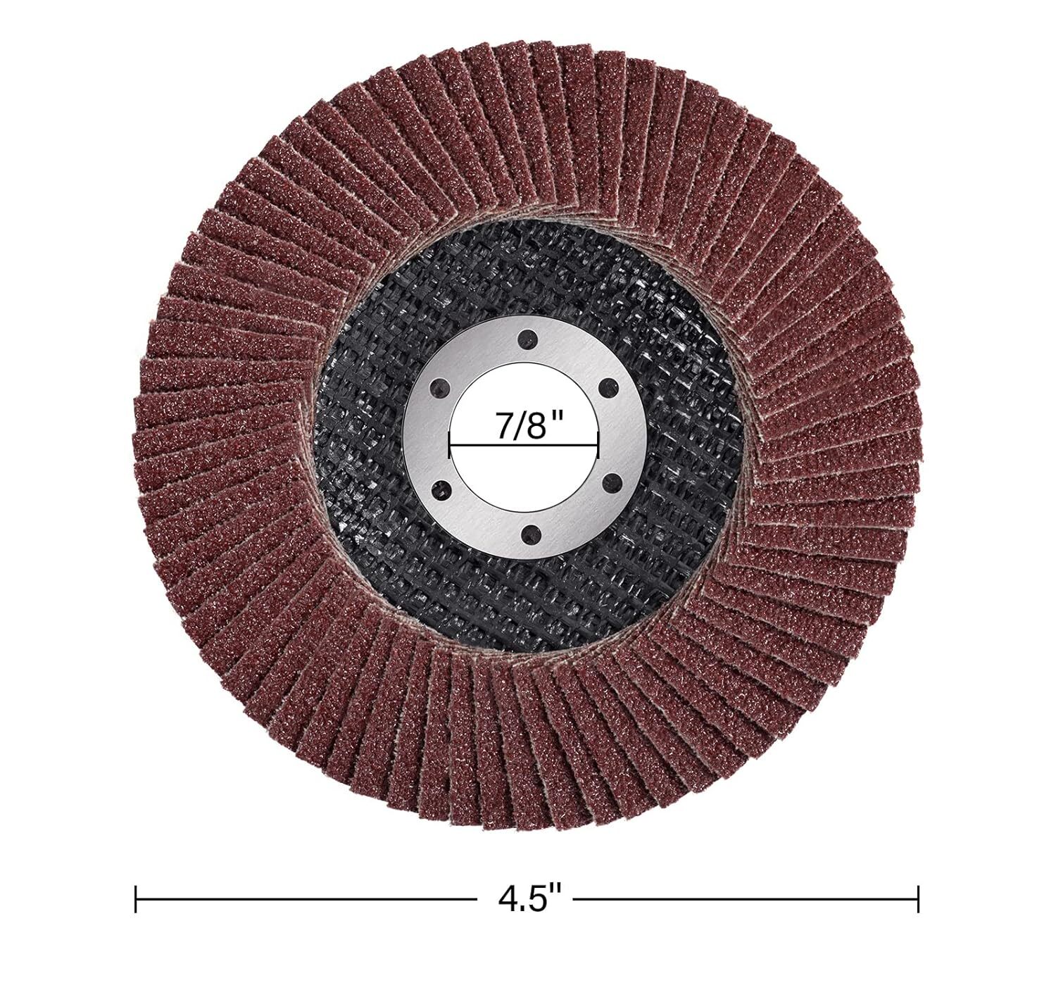 20 Pack Flap Discs 4.5″ x 7/8″ Grinding Wheel T27 Flapper Wheel for Die Angle US