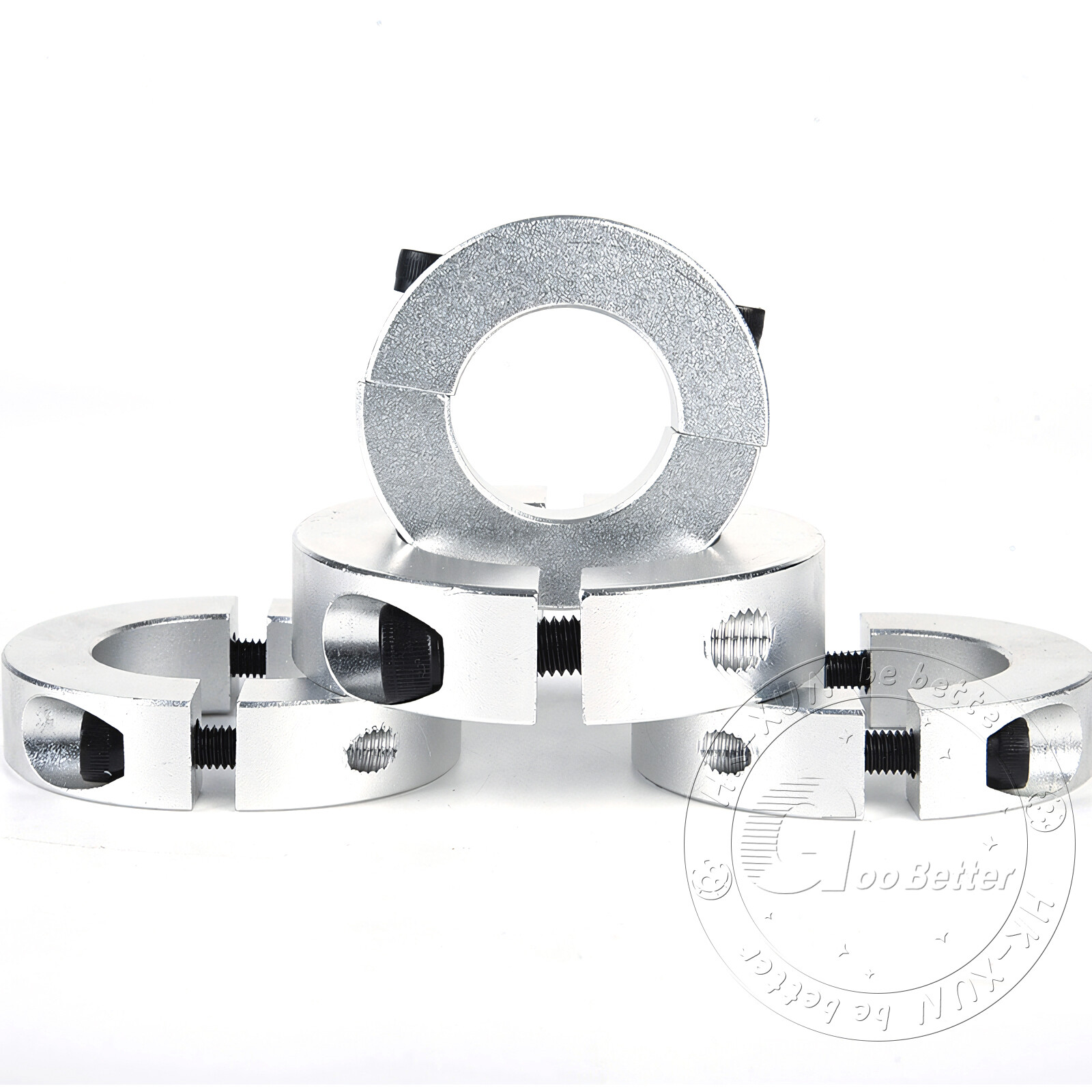 Aluminum Alloy Shaft Collar Double Split Steel Metric Clamp Collars 3mm-100mm