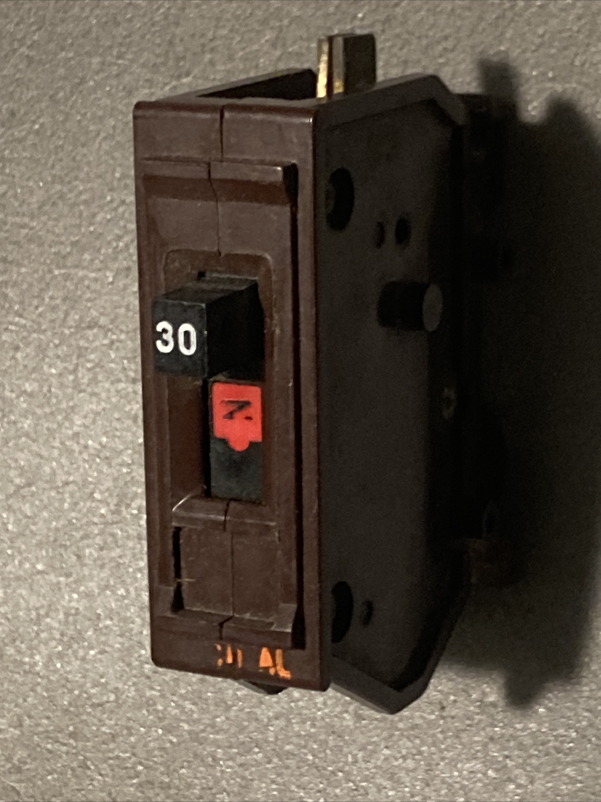 Wadsworth A130NI 30 Amp 1 Pole Type A Circuit Metal FOOT A130 A130N