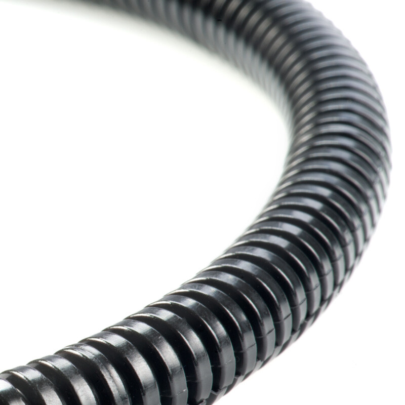 25Ft 1/2″ Marine Grade Conduit Car Home Tubing Split Wire Loom Black Sleeve tube