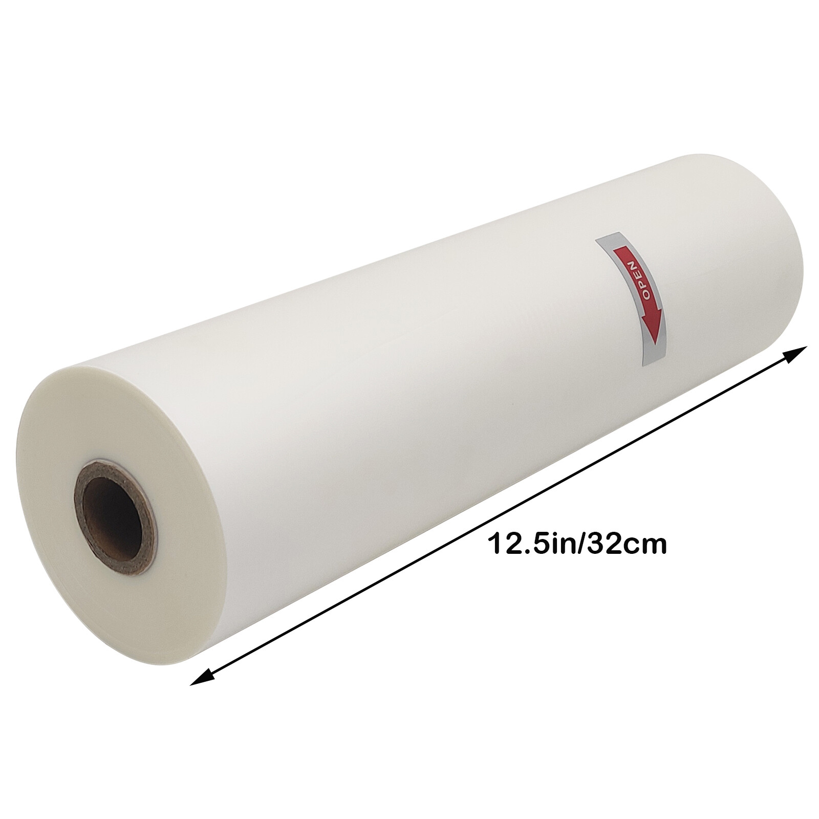 1 Roll 12.5in x 656ft BOPP Glue-Based Soft-Touch Thermal Laminating Film 1.4Mil