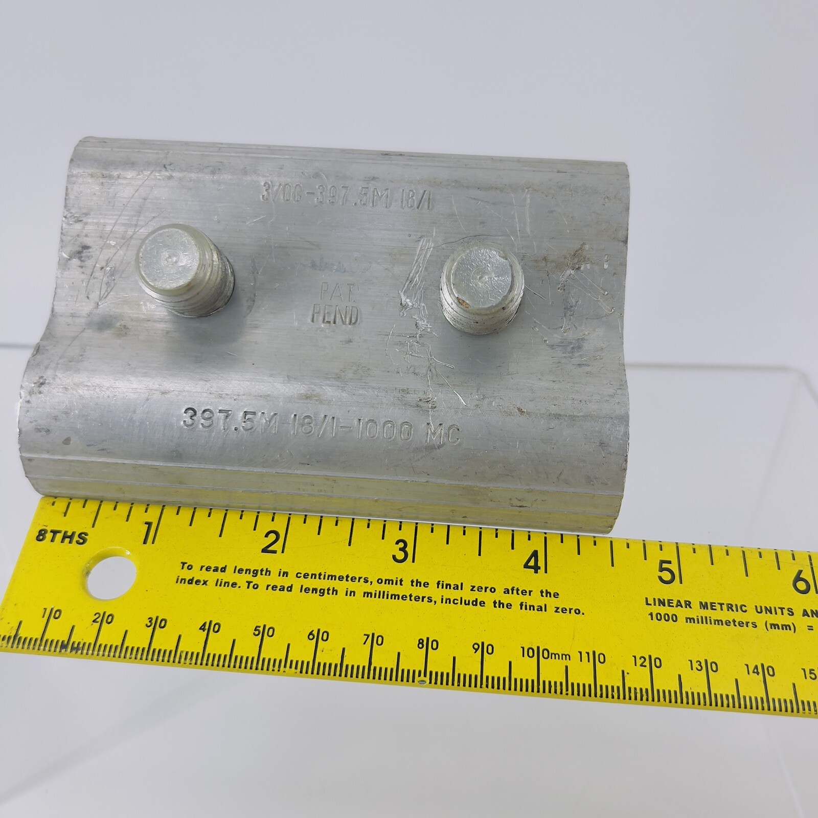 Alcoa 483.2 Parallel Groove Two Bolt Mechanical Cable Tap Aluminum Clamp