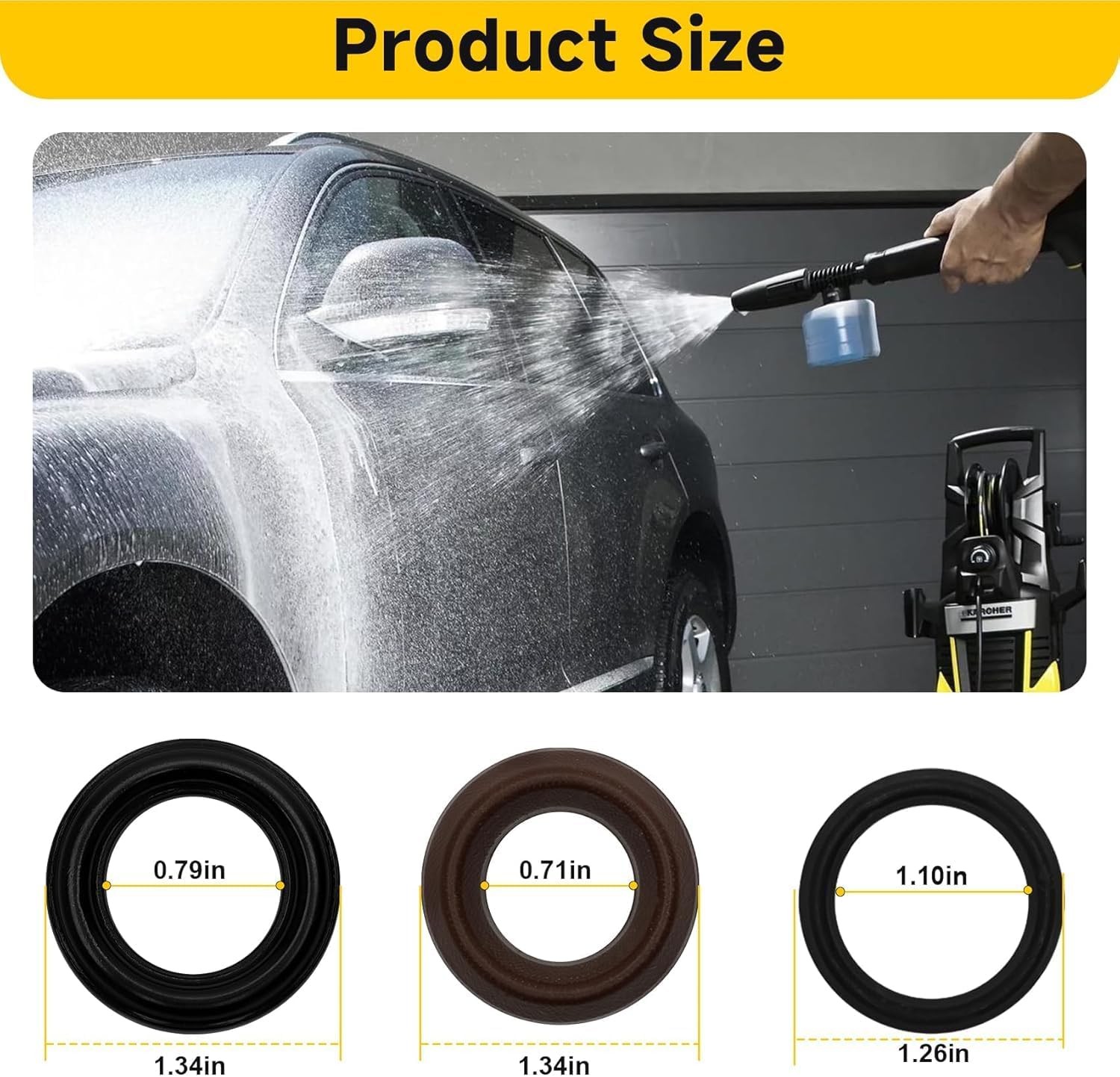 General Pump Rebuild Kit T/TS Series 20Mm Pressure Washer Seal Packing Kit