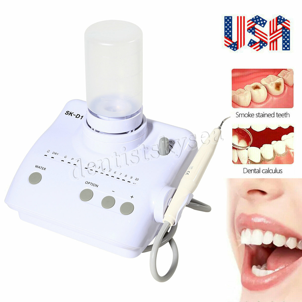 Dental Portable Ultrasonic Piezo Teeth Scaler Bottles fit DTE SATELEC Woodpecker
