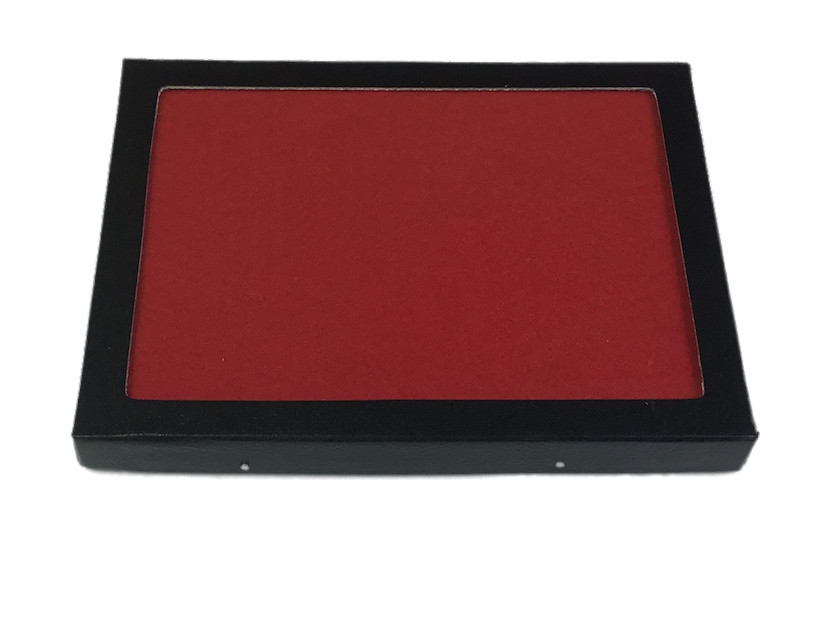 Riker Display Case 6 x 8 x 3/4 with RED FELT for Collectibles Arrowheads & More