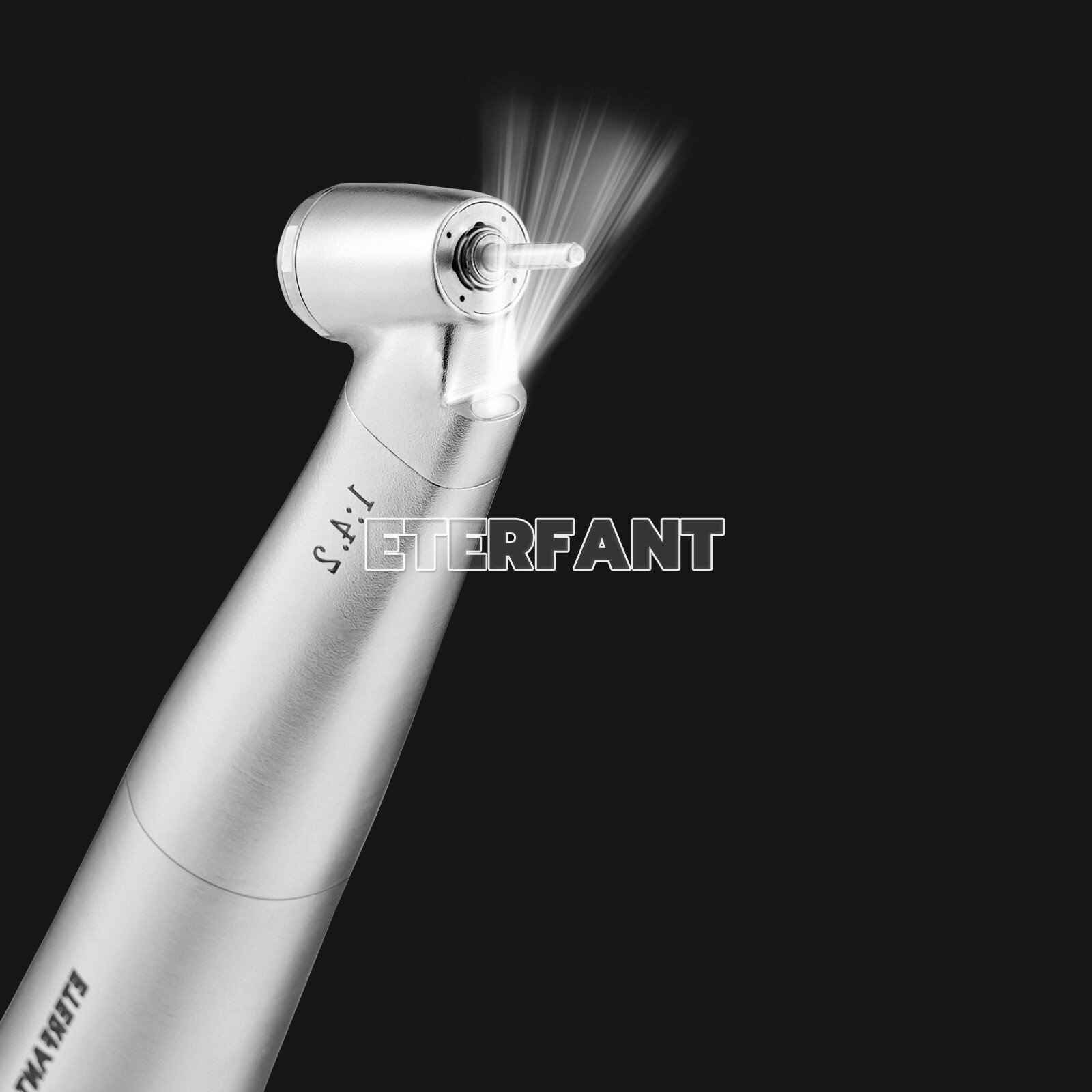ETERFANT Dental 1:1 /1:4.2 Optic Fiber LED Contra Angle Straight Nose Handpiece