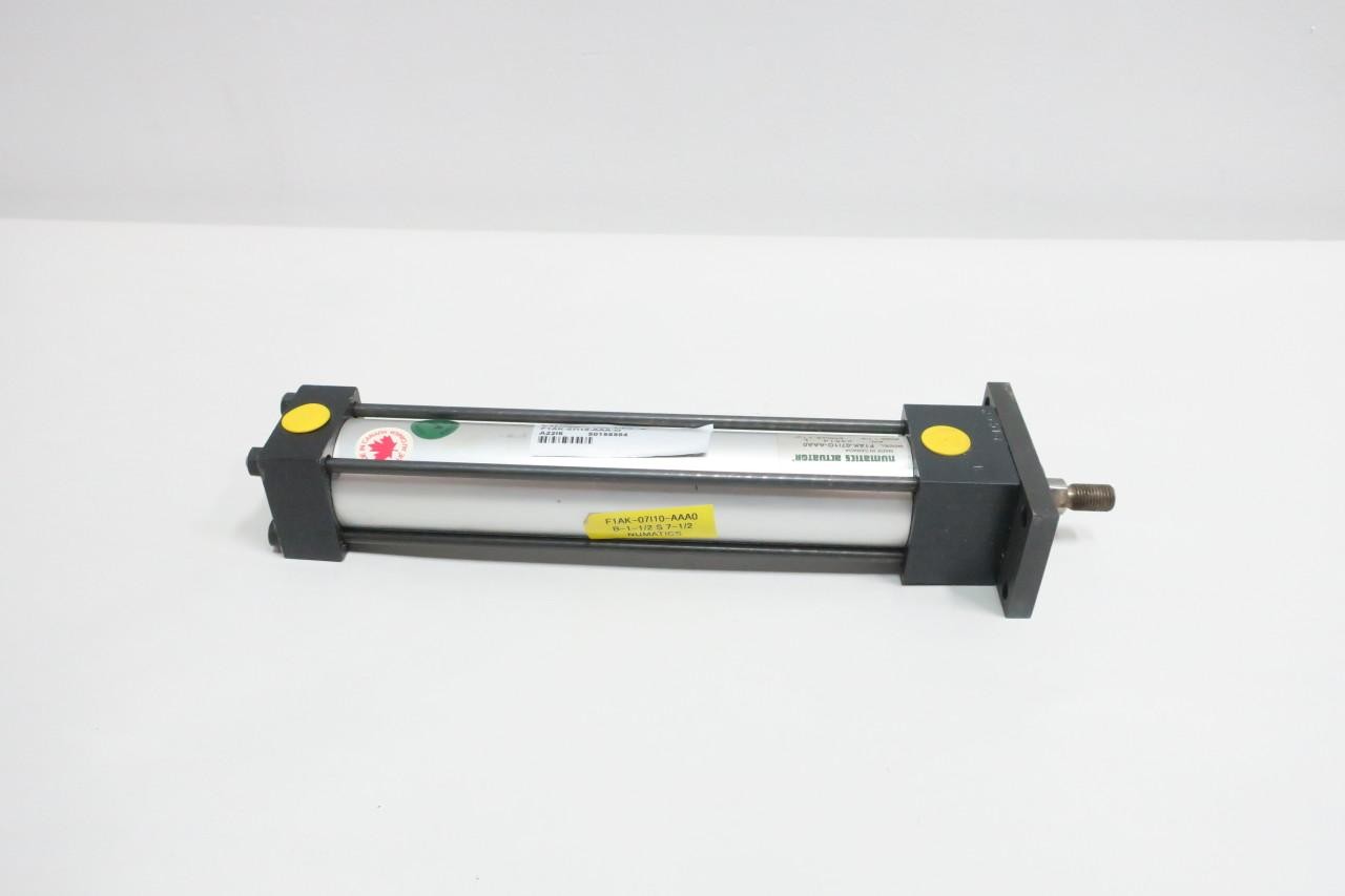 Numatics F1AK-07I1O-AAA0 Double Acting Pneumatic Cylinder 1-1/2in 7-1/2in