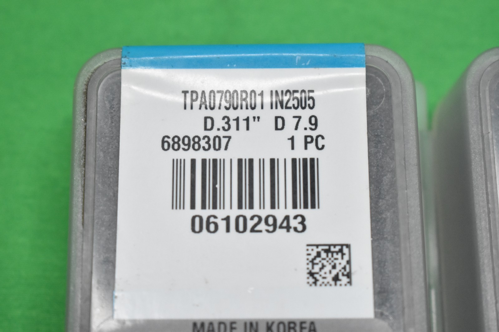 Qty 1 Ingersoll TPA0790R01 IN2505 Drill Insert 0.311″ (7.9mm) NOB 1 per Order