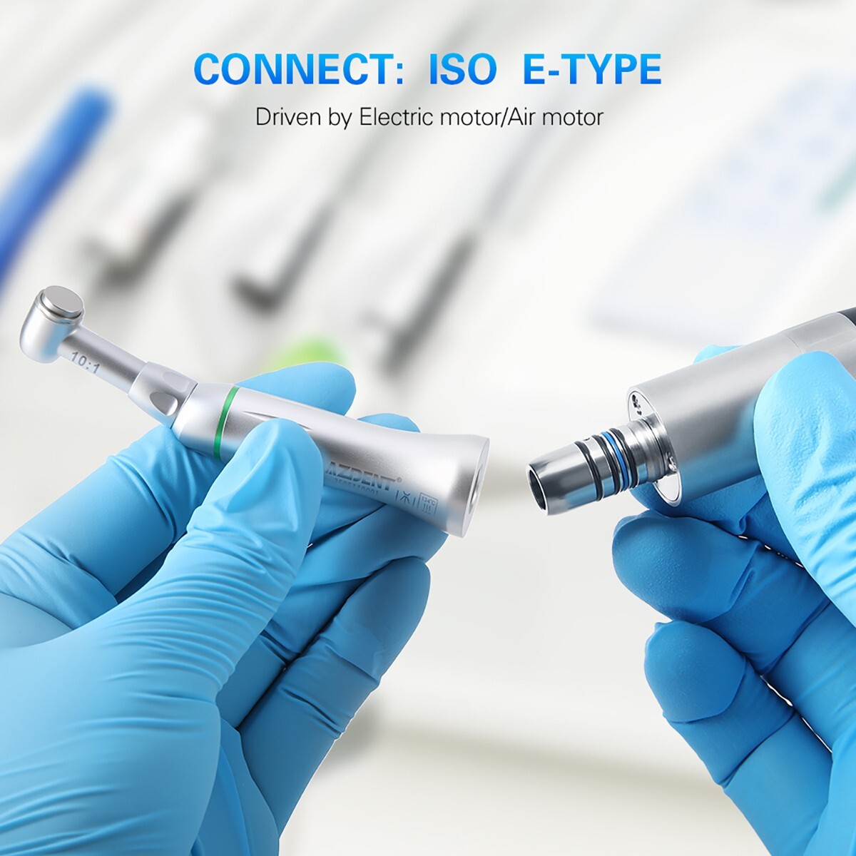 10:1 Dental Endo Reciprocating Handpiece Contra Angle fit for Engine Hand Files