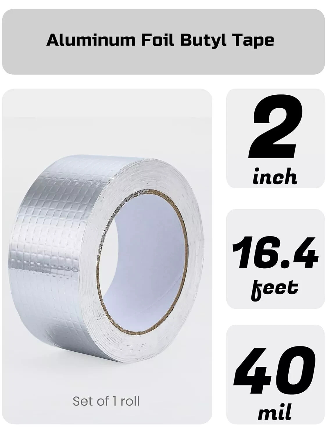 Butyl Waterproof Tape (4 PACK Leak-Proof Roof, RV, Windows, 2″ x16 Feet Long