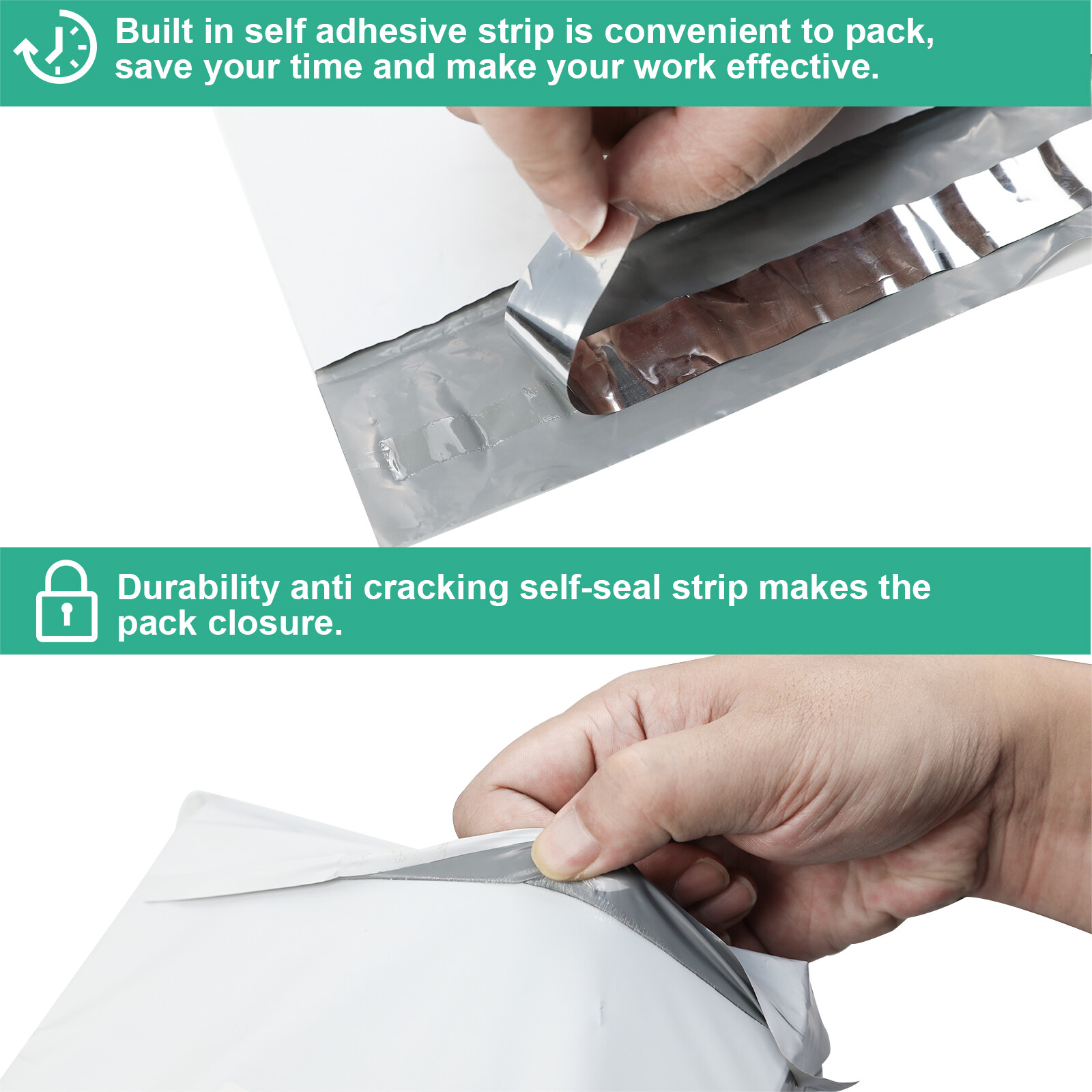 500 Bags 12×15.5″ 2.5 Mil Poly Mailers Plastic Envelopes Shipping Bags