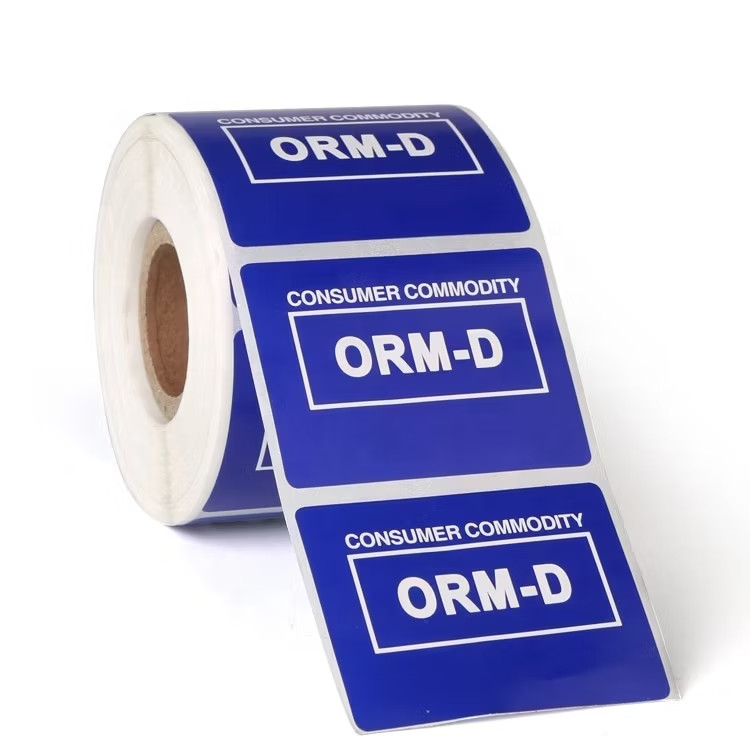 5 ORMD ORM-D 1.5 x 2.5 inch “other” HAZMAT Qty Shipping Label Sticker UPS Fedex