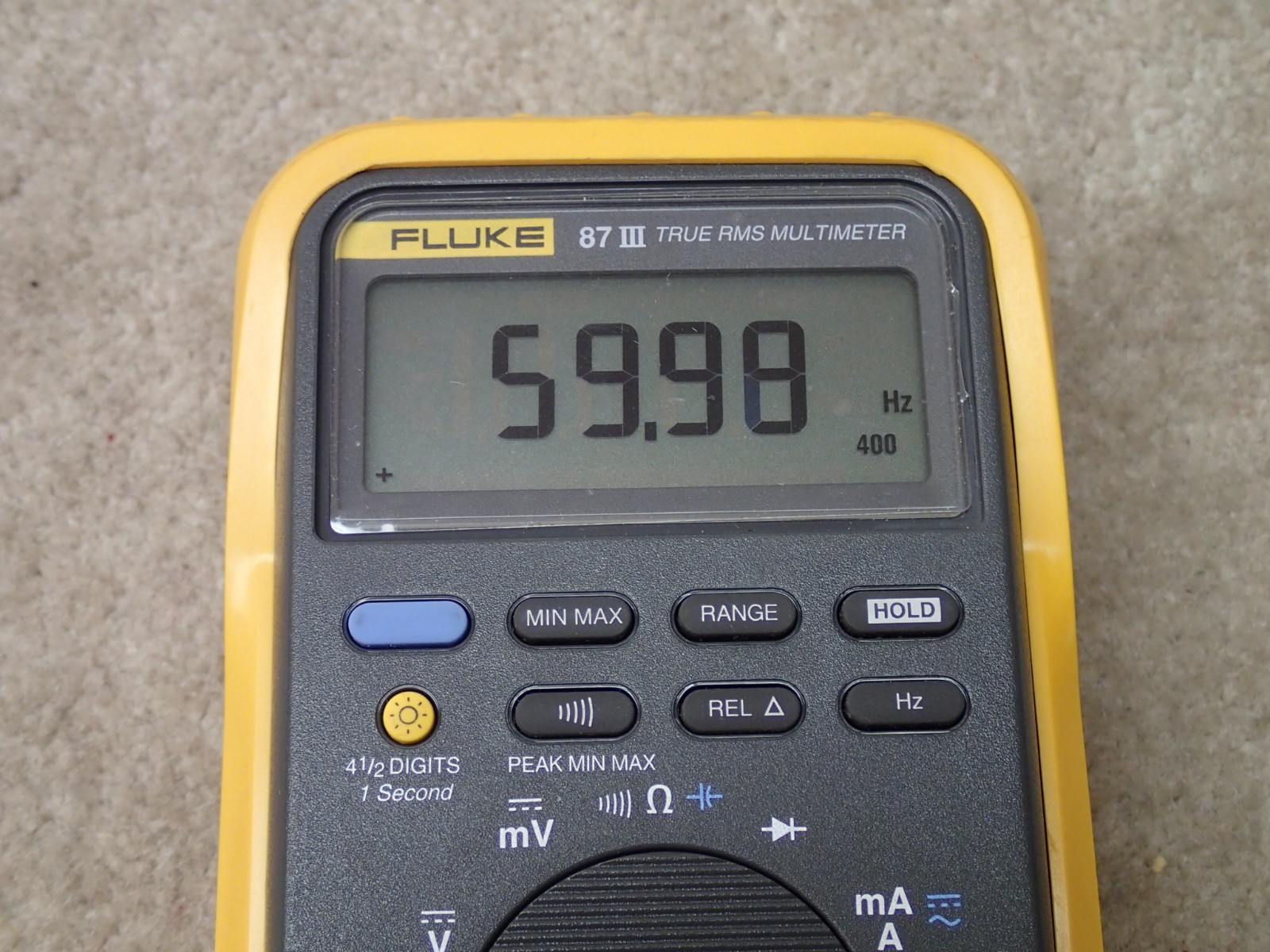 Fluke 87 III True RMS Digital Multimeter Partially Works but DC Out User Item