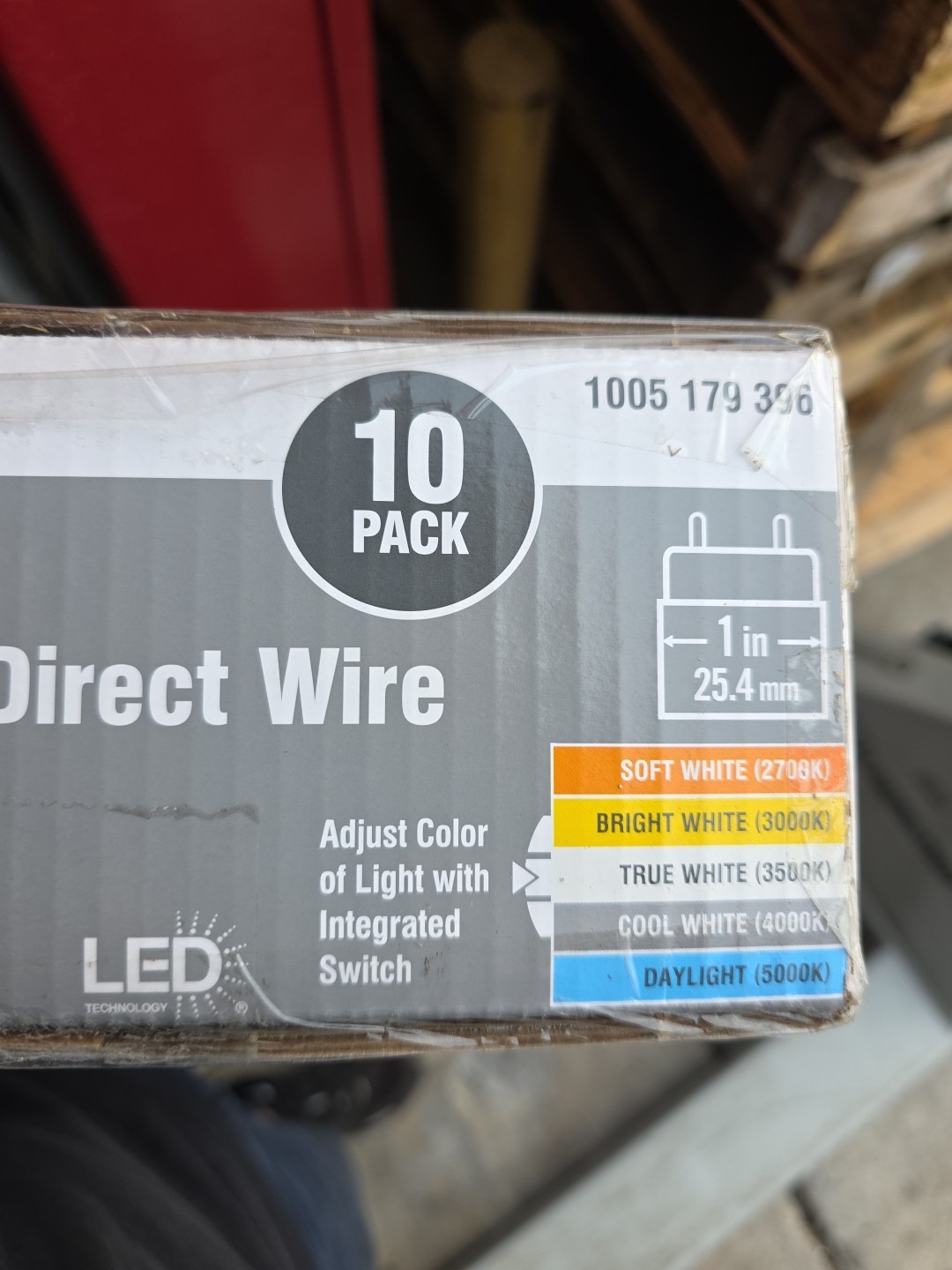 LED 10PK 32-Watt 4 ft. Linear T8/T12, Selectable (2700K-3000K-3500K-4000K-5000K)