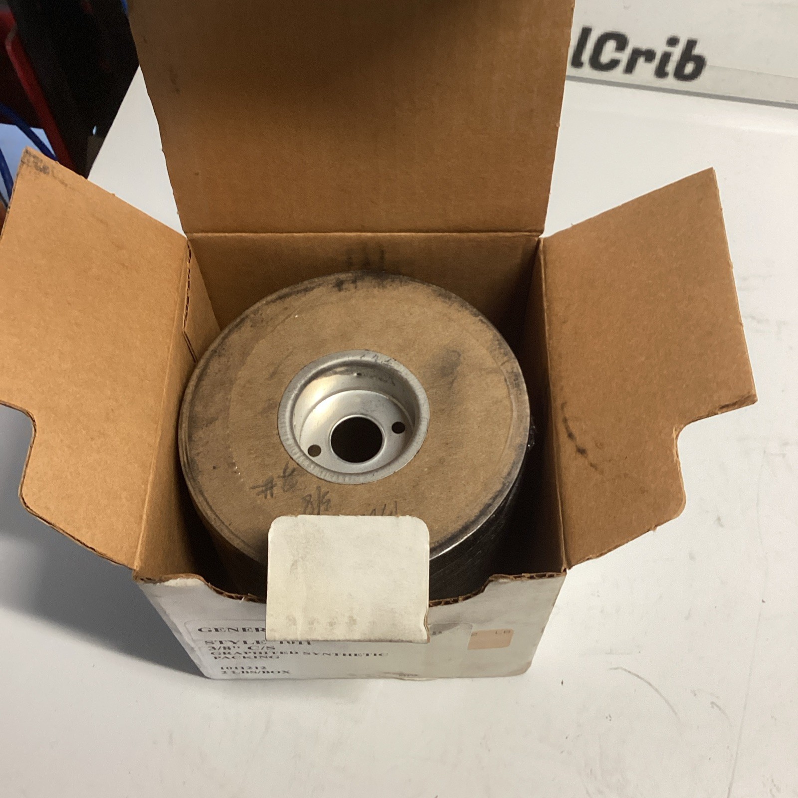 General Gasket CORP Style 1011 3/8” Graphited Synthetic Packing 2lbs/Box AA-708