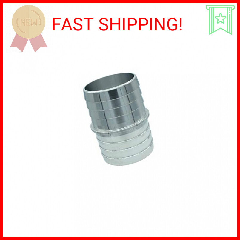 ICT Billet 1-1/2″ to 1-1/2″ Inch Hose Barb Splice Coupler Repair Mend Fitting Ad