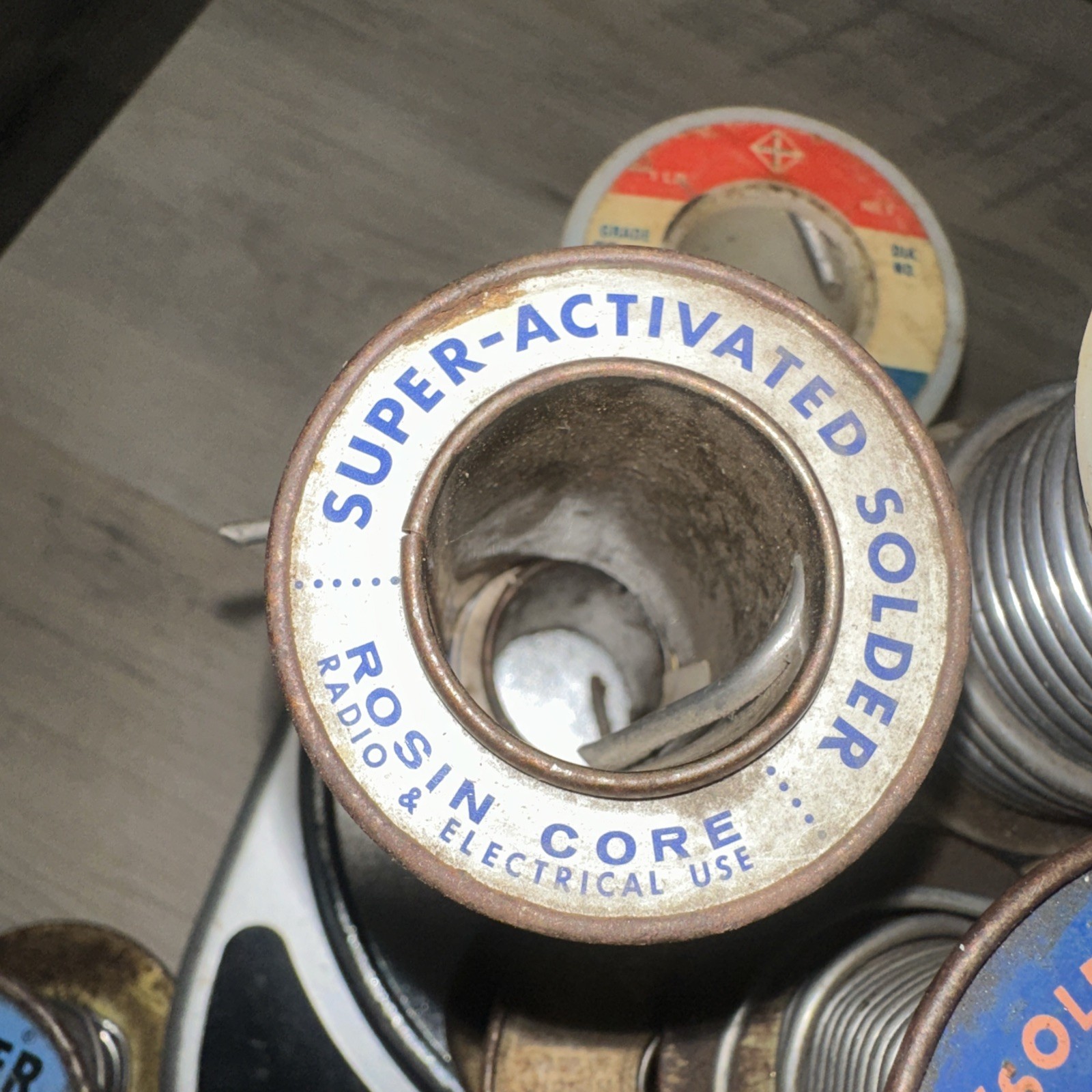 Lot of Solder Spools Over 3 Pounds! Various Sizes 10 Rolls Used