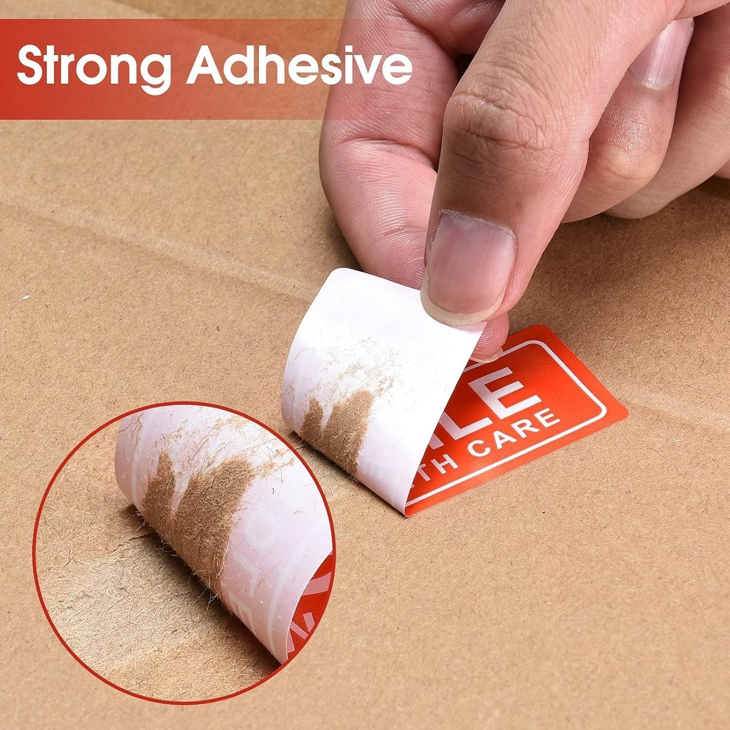 300PCS Fragile Stickers for Shipping Moving,1×3 Inch Small Glass Handle with …