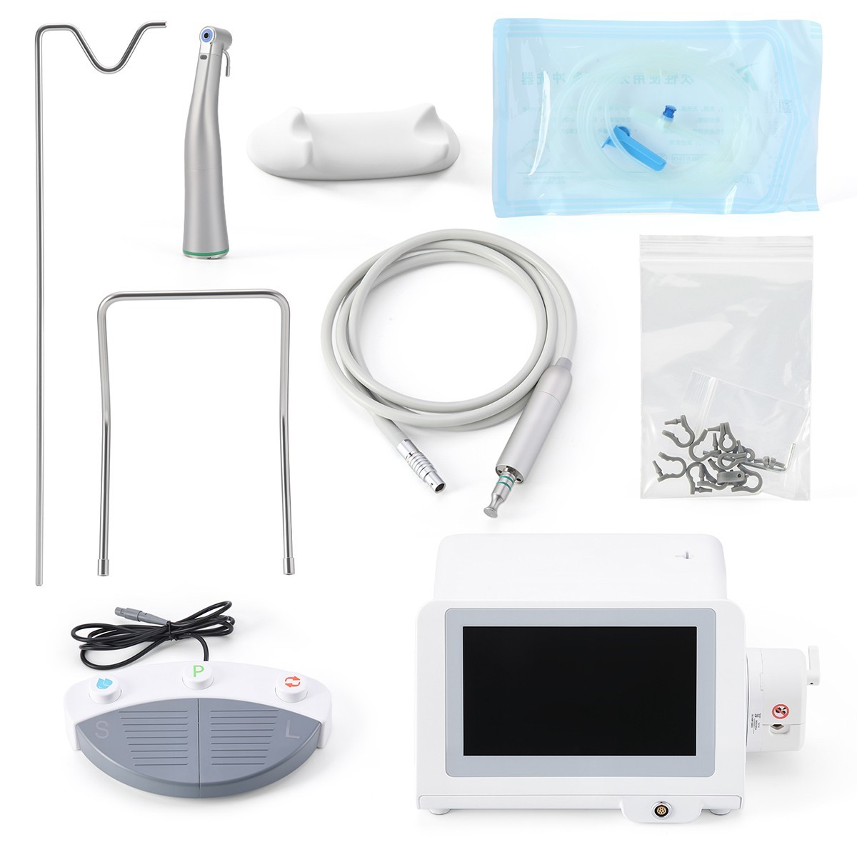 AZDENT Dental Surgical Implant System Motor Touch Screen+20:1 LED Handpiece