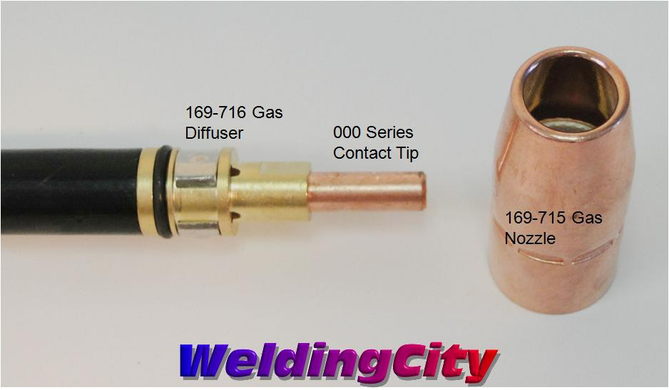 WeldingCity® MIG Welding Gun 100A 10-ft Replc. for Miller M-100/M-10 | US Seller