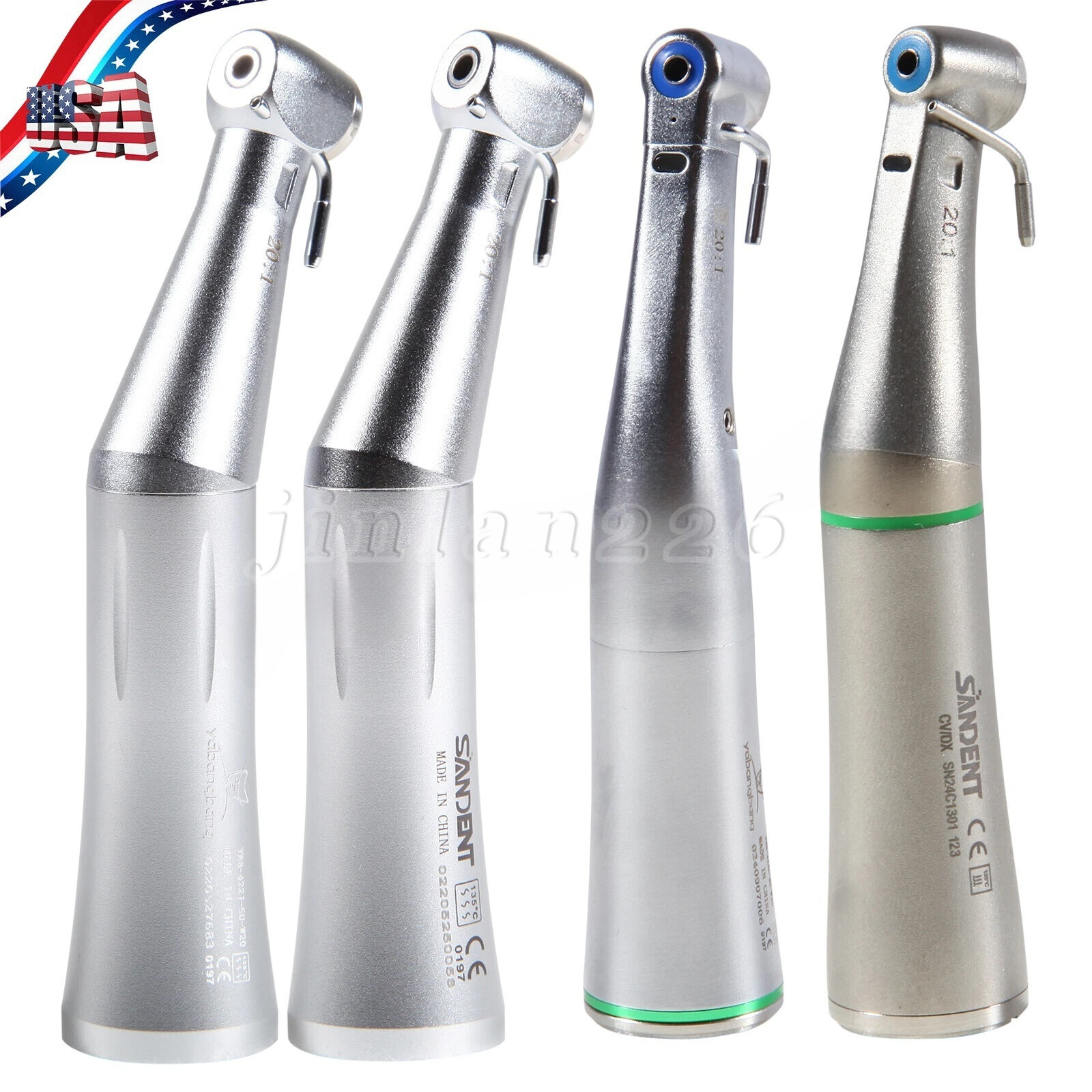 Dental (LED) 20:1 Implant Contra Angulo Pieza De Mano para NSK SG20 Surgical