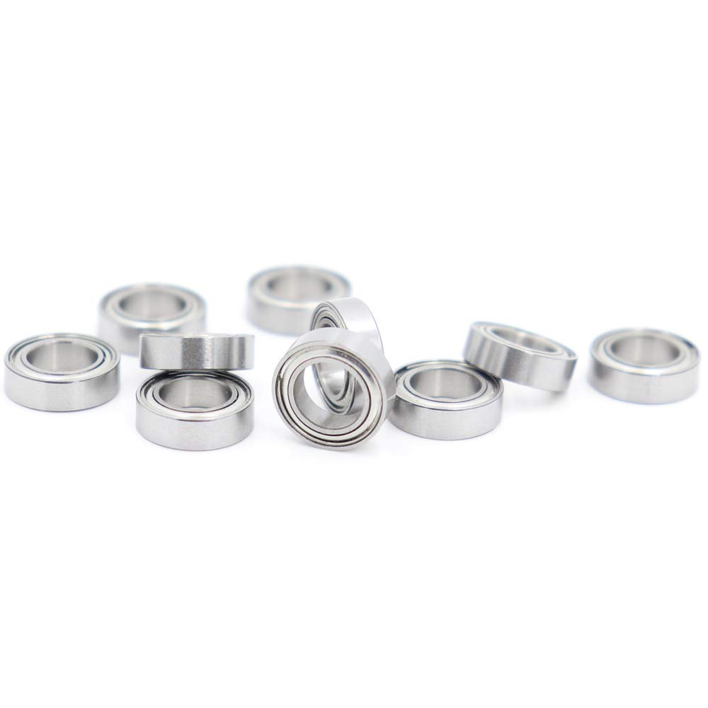 SMR106ZZ 10 Pack 6X10X3Mm Stainless Steel Ball Bearings Shielded ABEC-1 Precisio