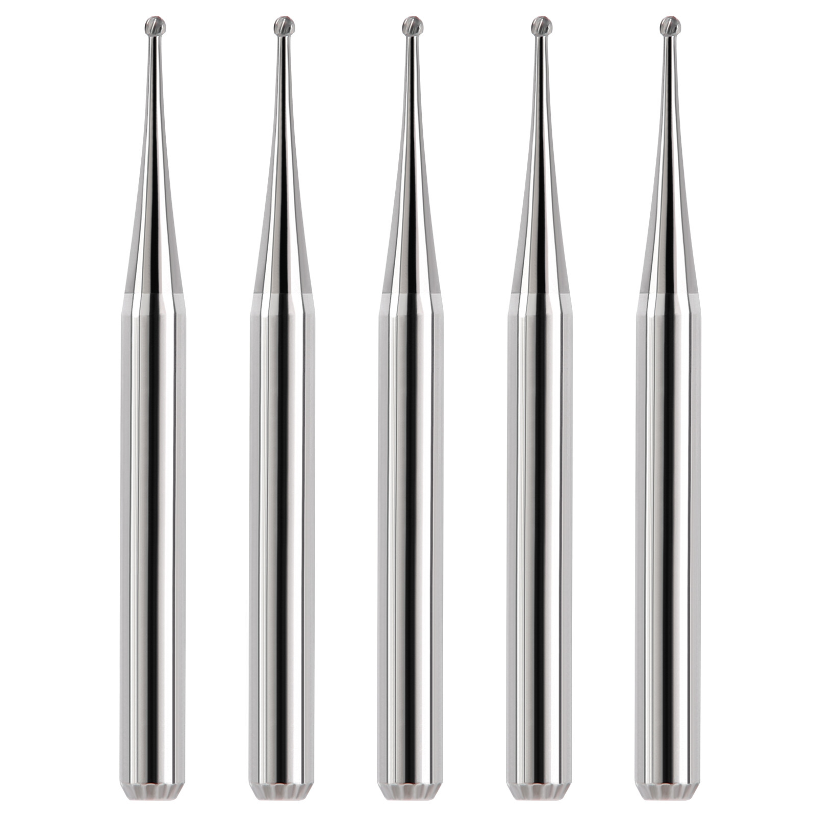 Dental Tungsten Carbide Bur FG Round 5pcs/pack FG#1 FG#5