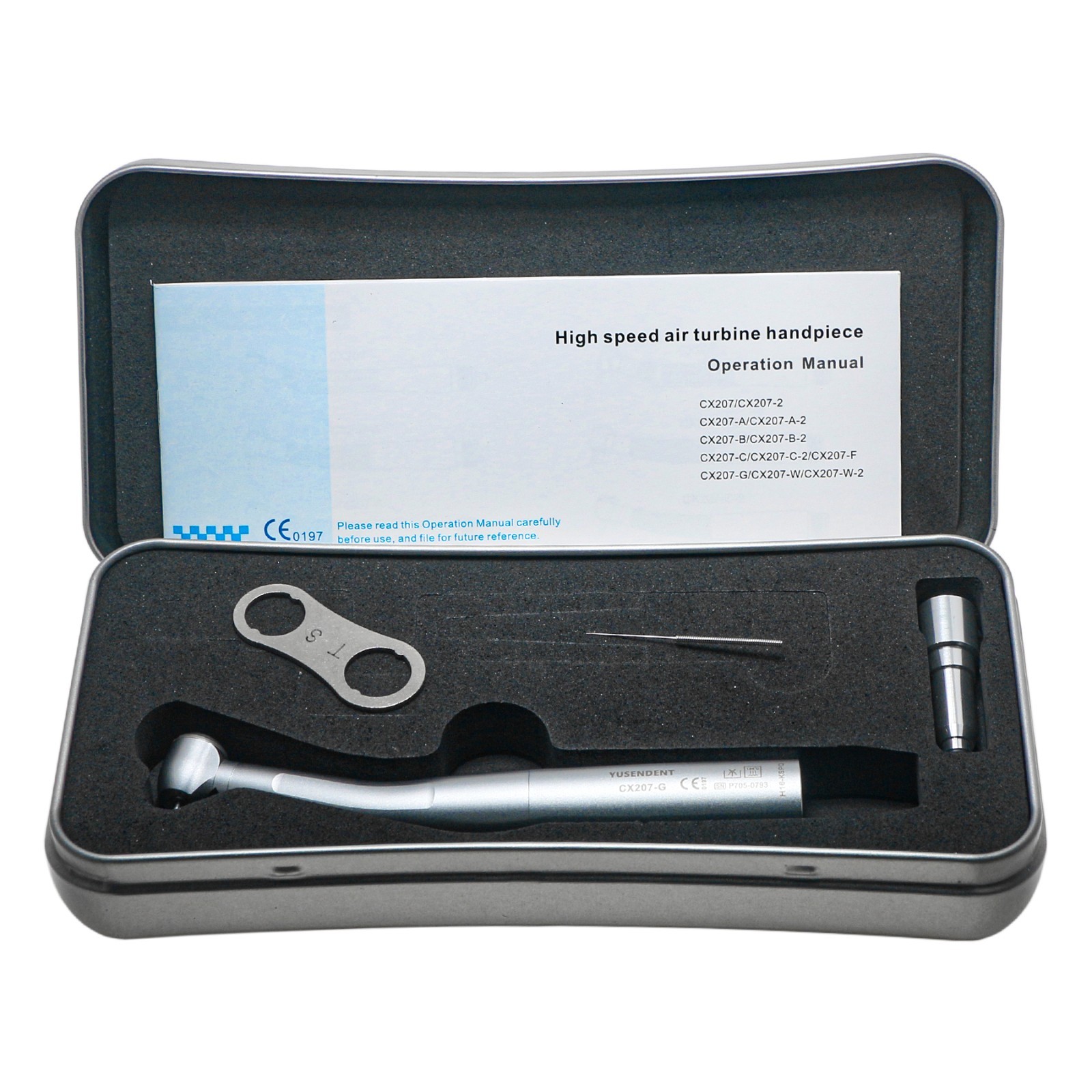 COXO Dental High Speed Fiber Optic LED Handpiece Fit Kavo NSK LED Coupler 6Holes