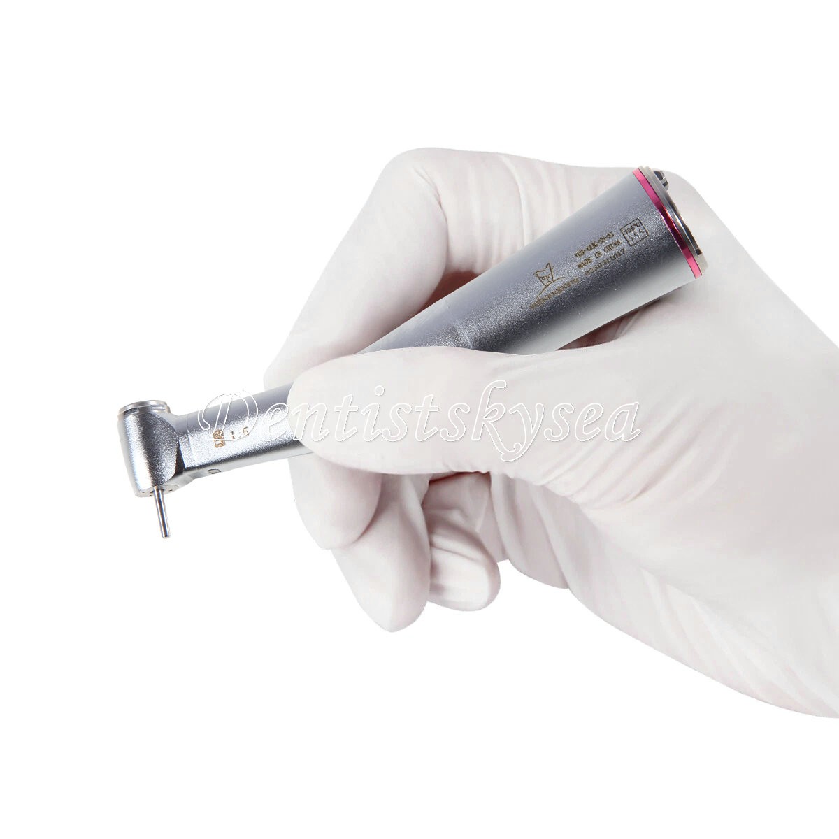 Dental 1:5 Increasing Contra Angle Optic LED Handpiece Fit Electric Motor YBB