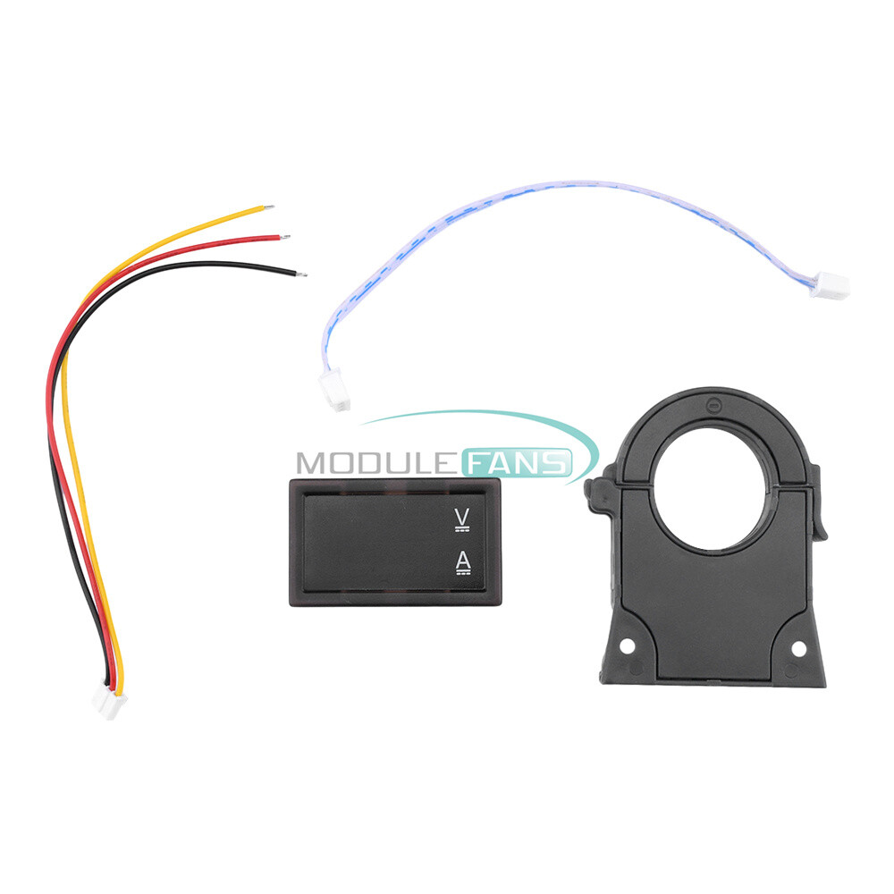 DC0-300V 50/100/200/400A Isolated Current Voltage Meter Hall Ammeter Voltmeter