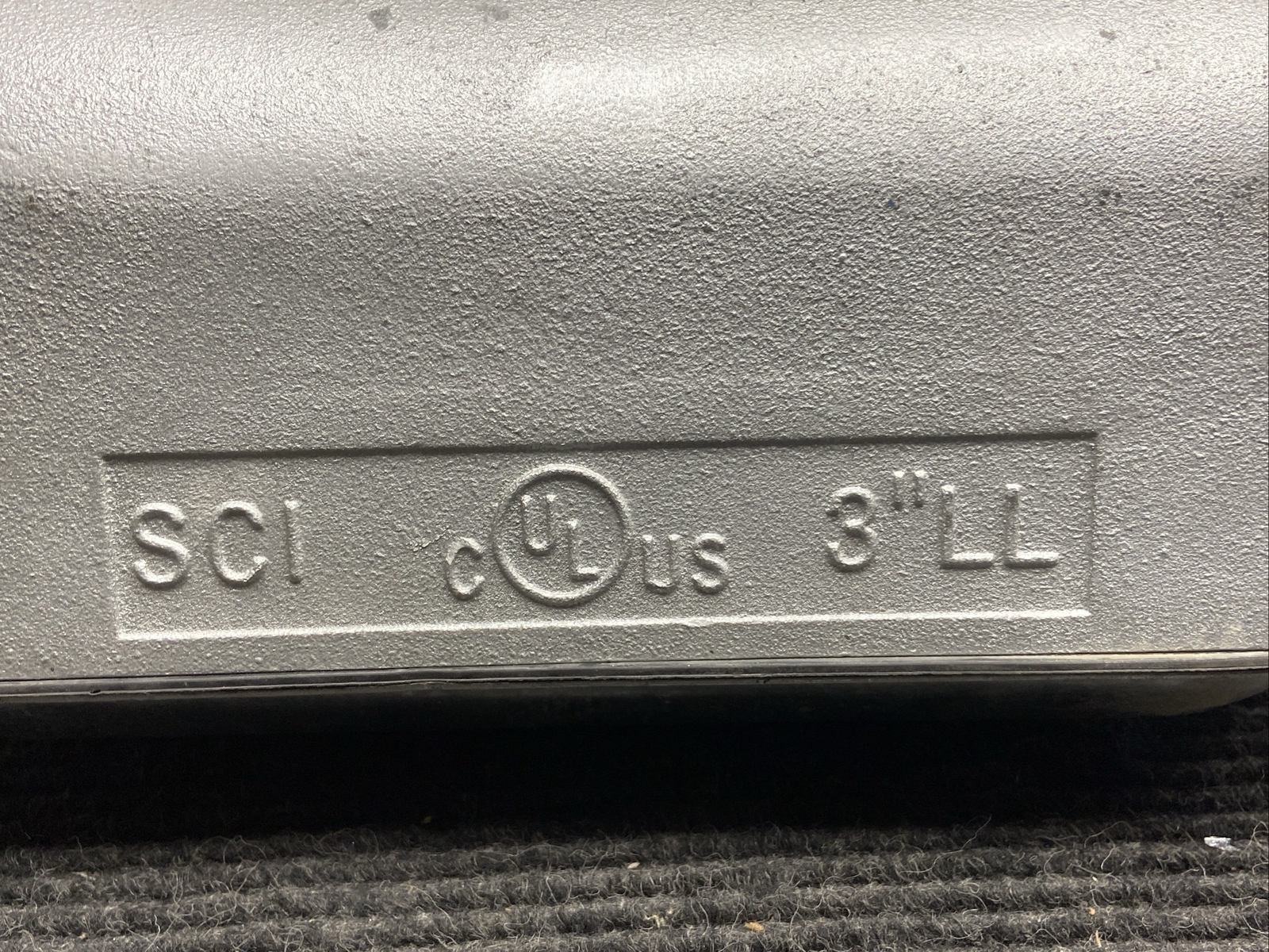 NOS SCI 3″ LL Conduit Condulet Body Fitting w/ Gasket, 2-1/2″ to 3″ Cover